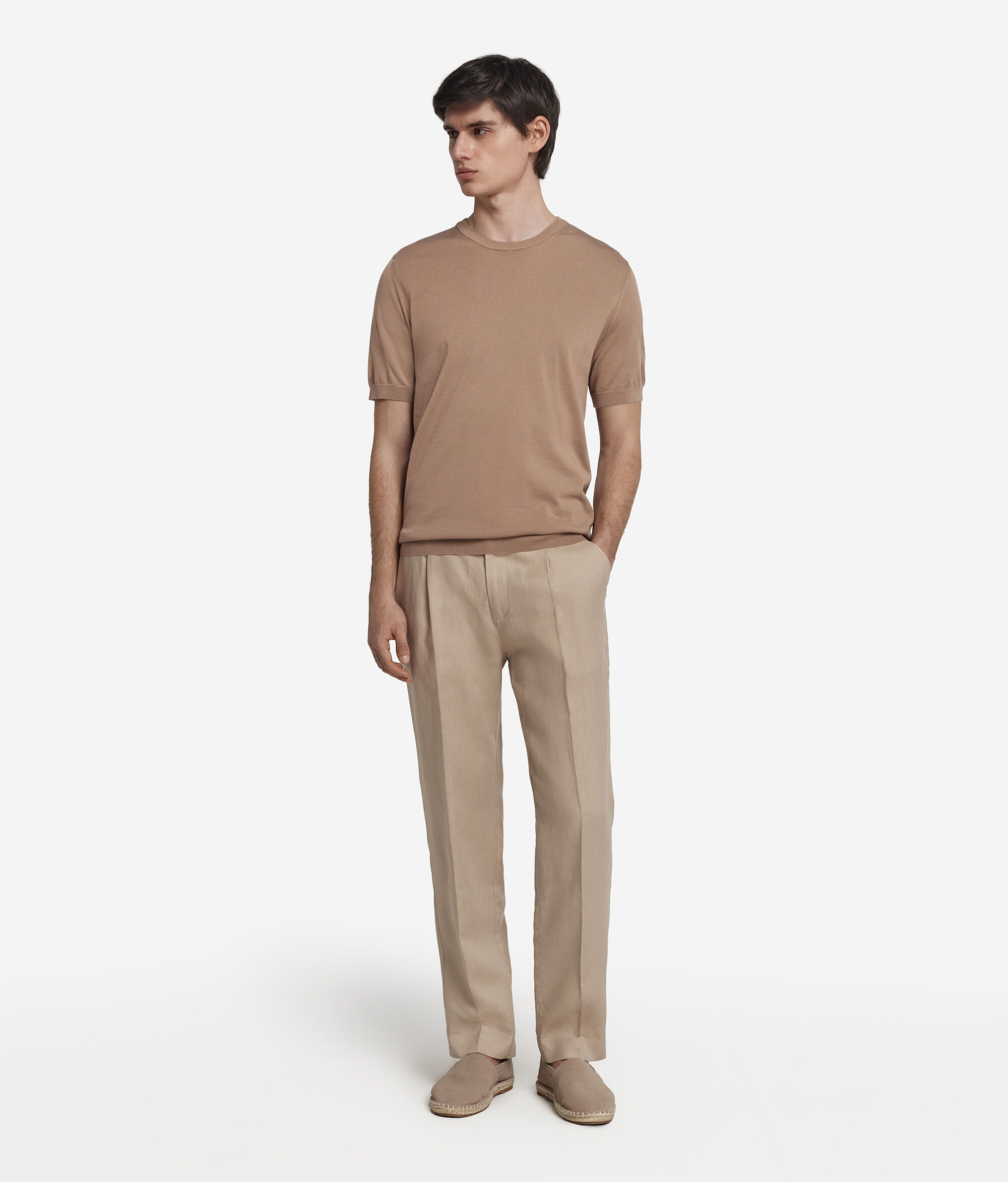 フレッシュコットン クルーネック ショートスリーブ Tシャツ