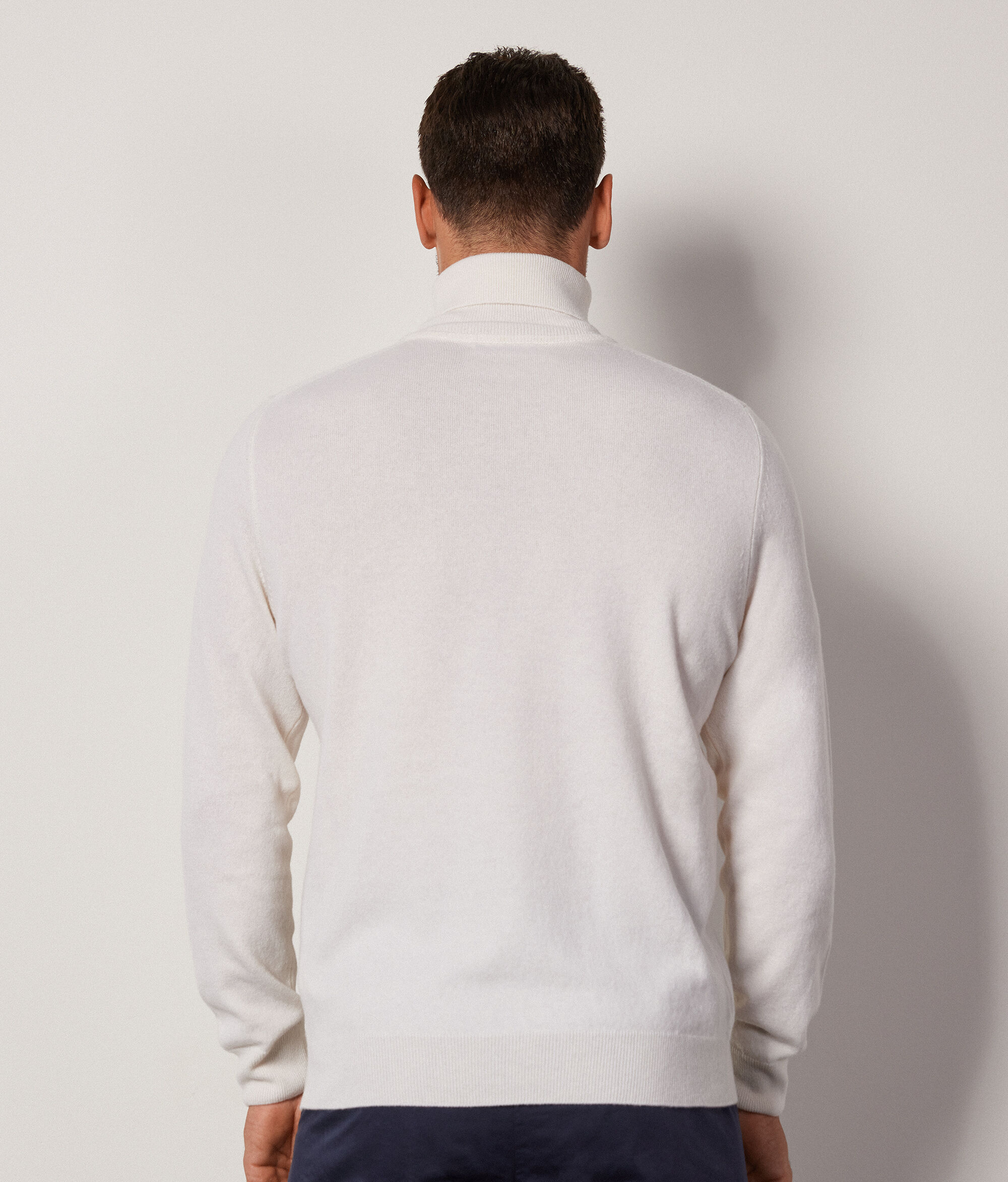 Jersey de cuello vuelto de cashmere ultrasoft