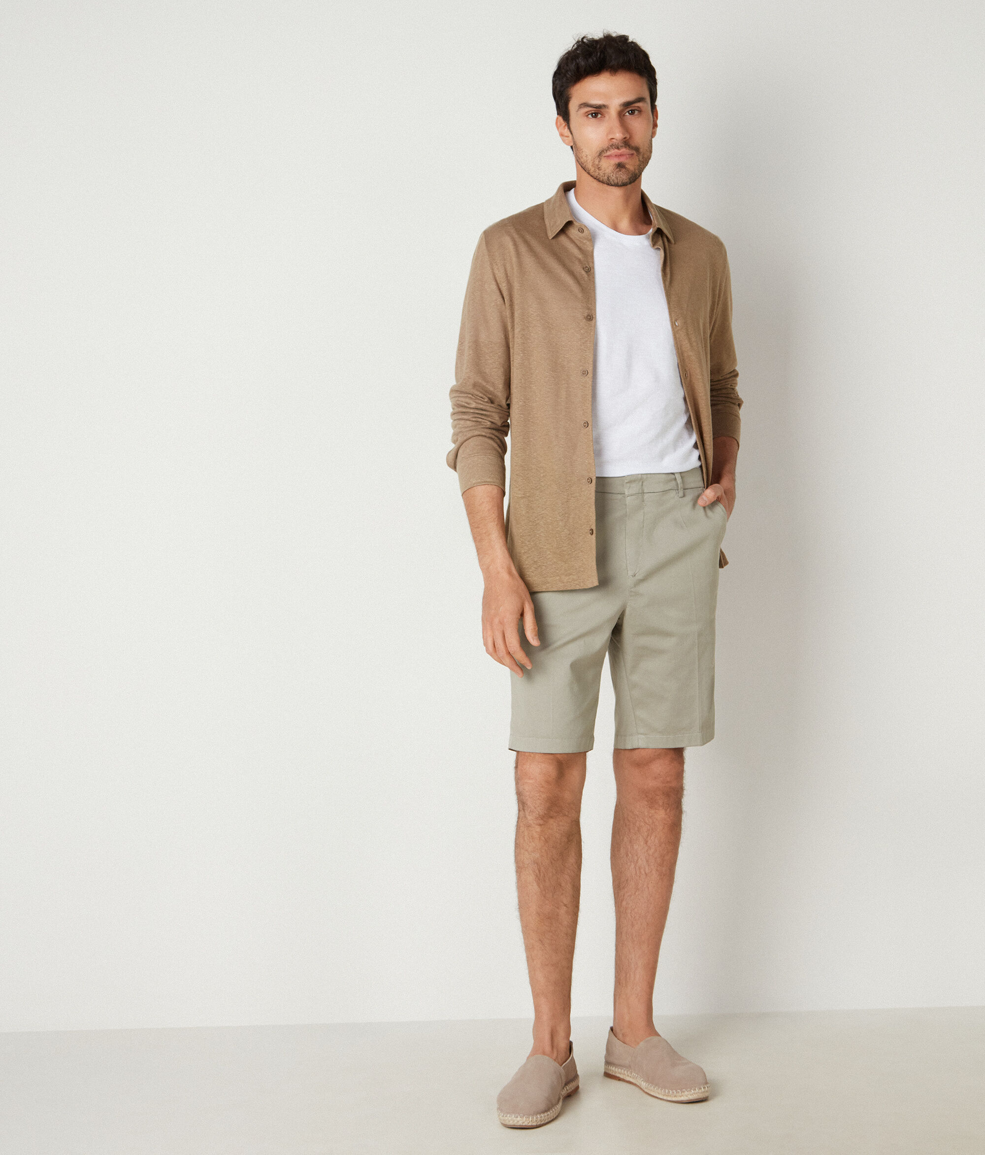 Short chino en coton