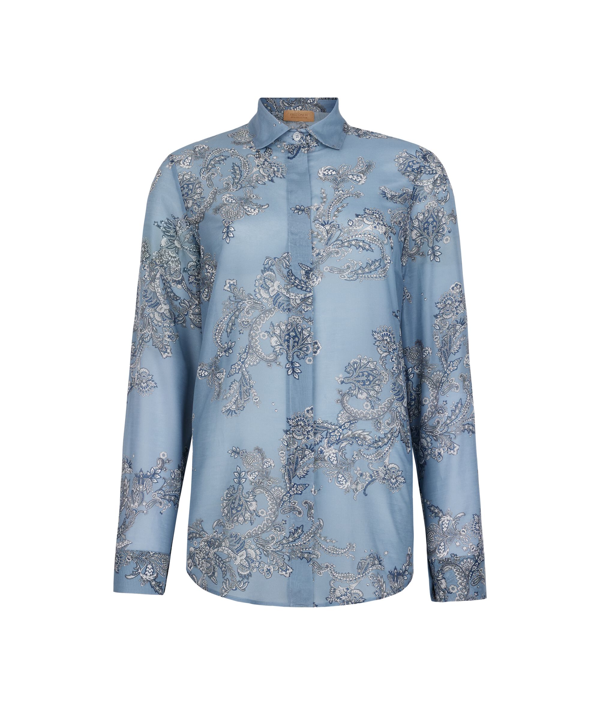 Camisa de muselina estampada
