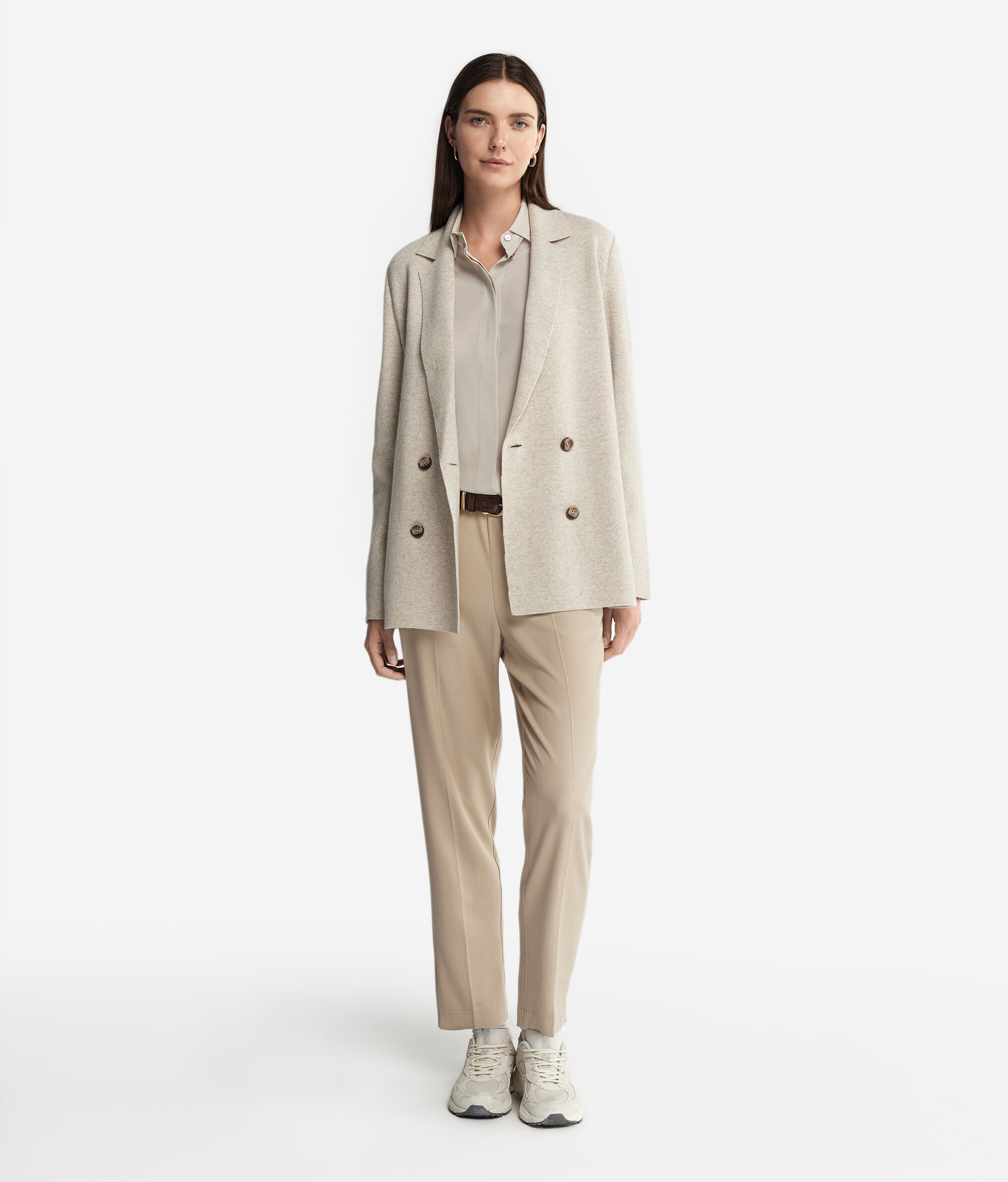 Double-Breasted Ultrasoft Cashmere Jacket