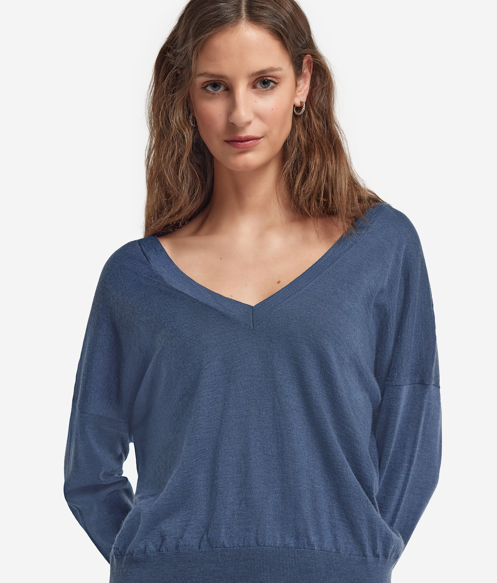Ultrafine Cashmere Double V-Neck Jumper