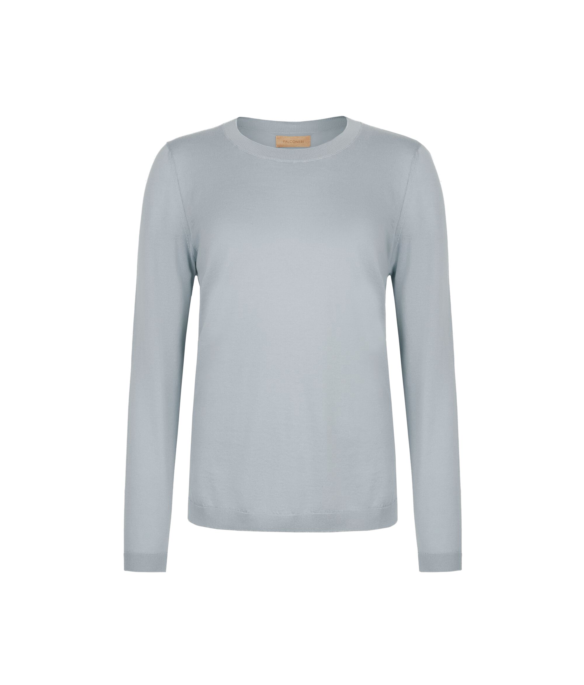 Decote redondo em algodão