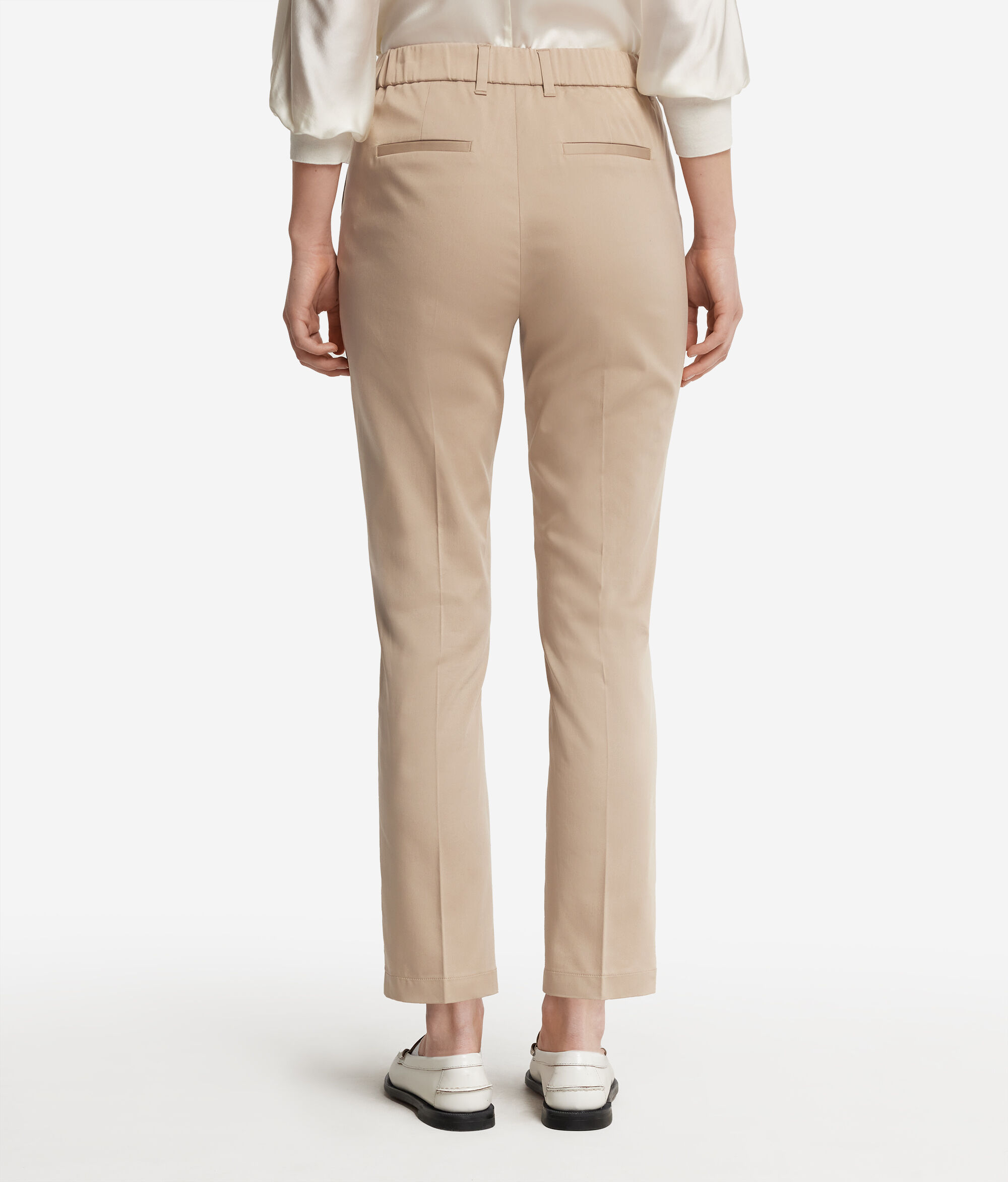 Zippered Cigarette Pants