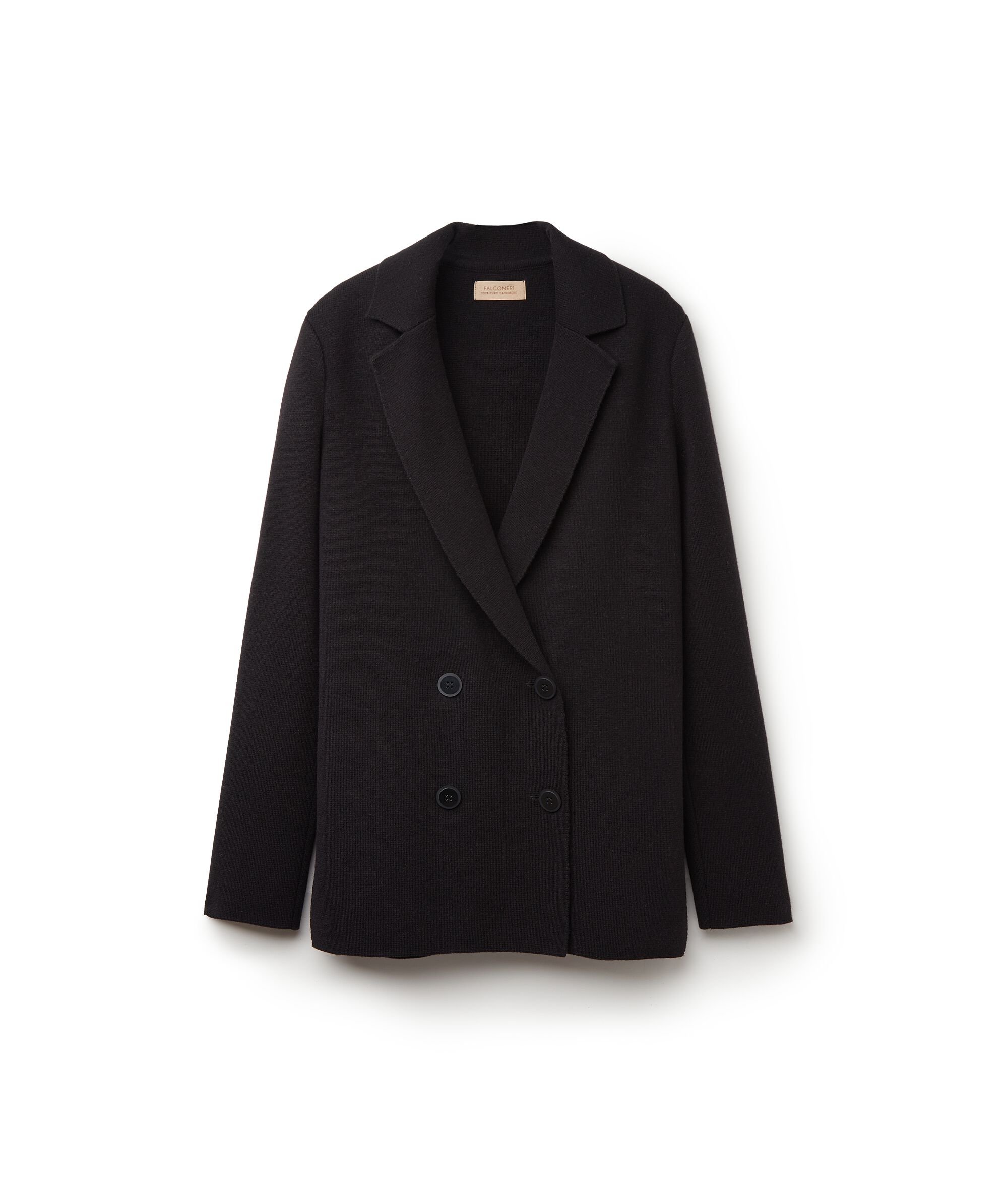 Double-Breasted Ultrasoft Cashmere Jacket