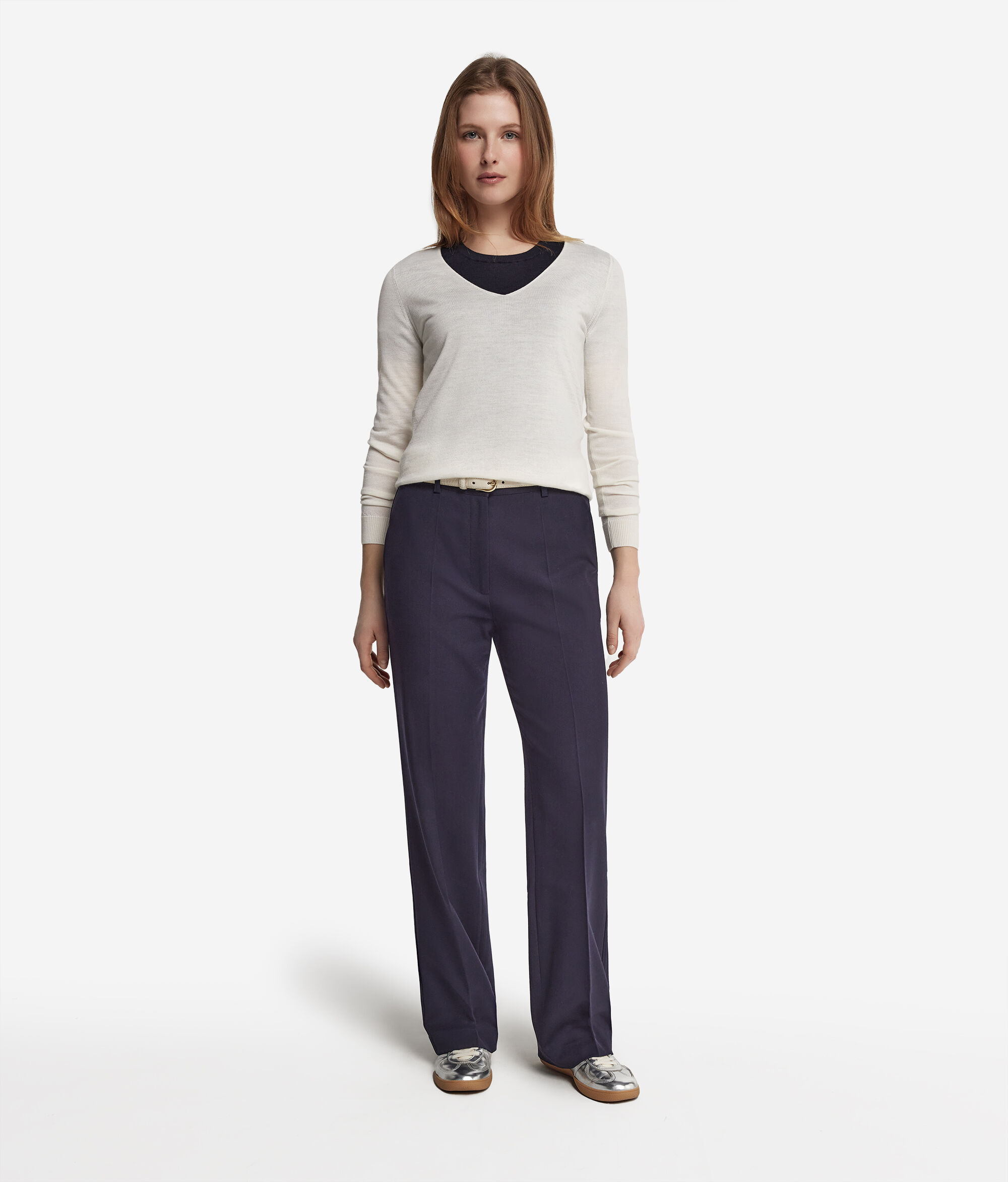 Ultrafine Cashmere V-Neck Jumper