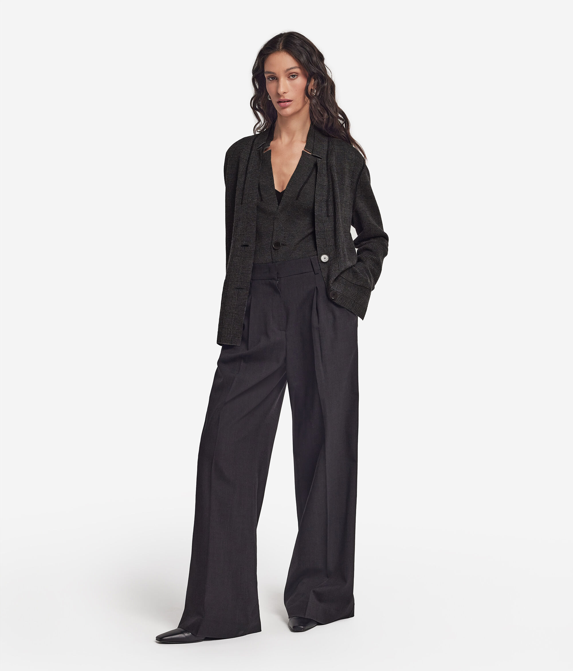 Ultrafine Cashmere and cotton reversible jacket