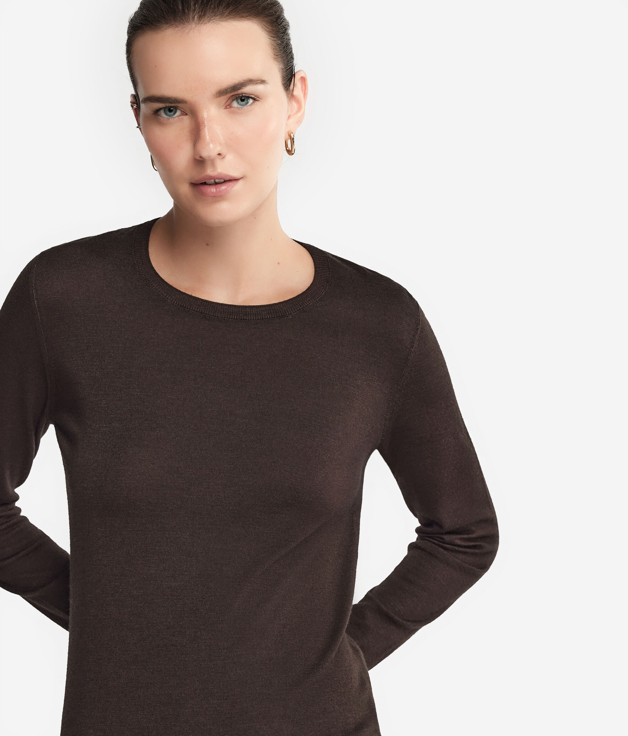 Round-Neck Ultrafine Cashmere Jumper