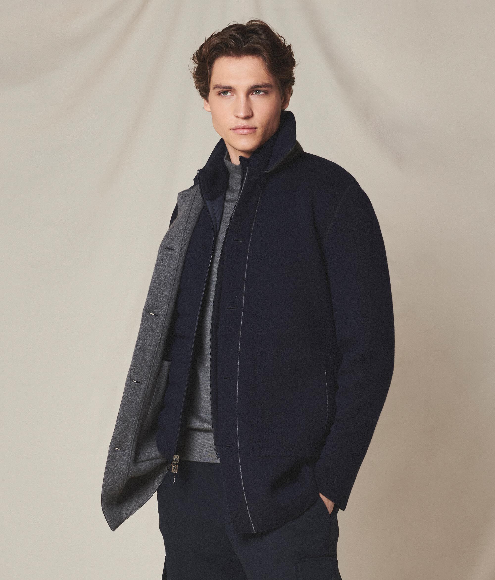 Ultrasoft Cashmere reversible coat