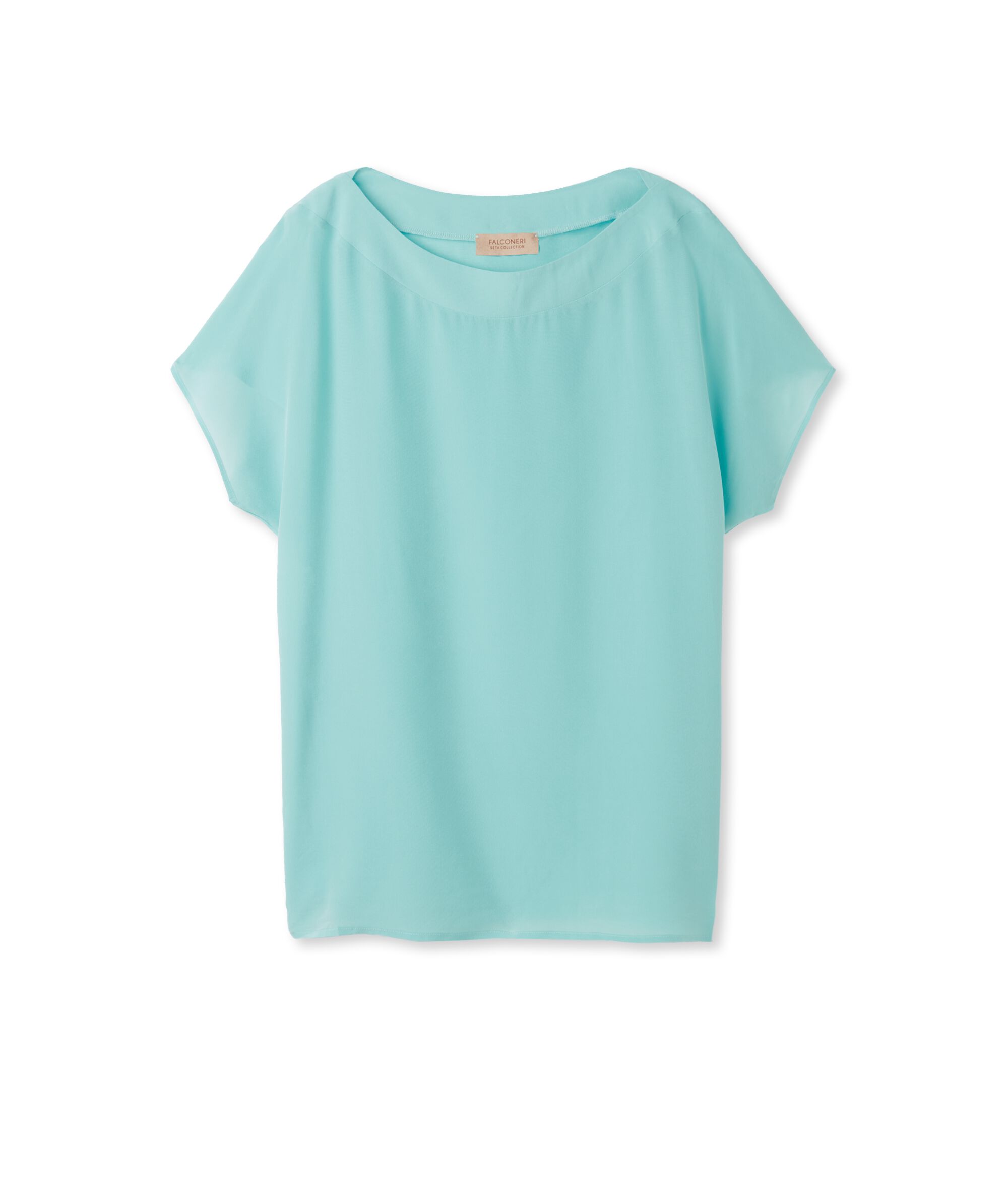 Silk and Modal Boat-Neck T-Shirt