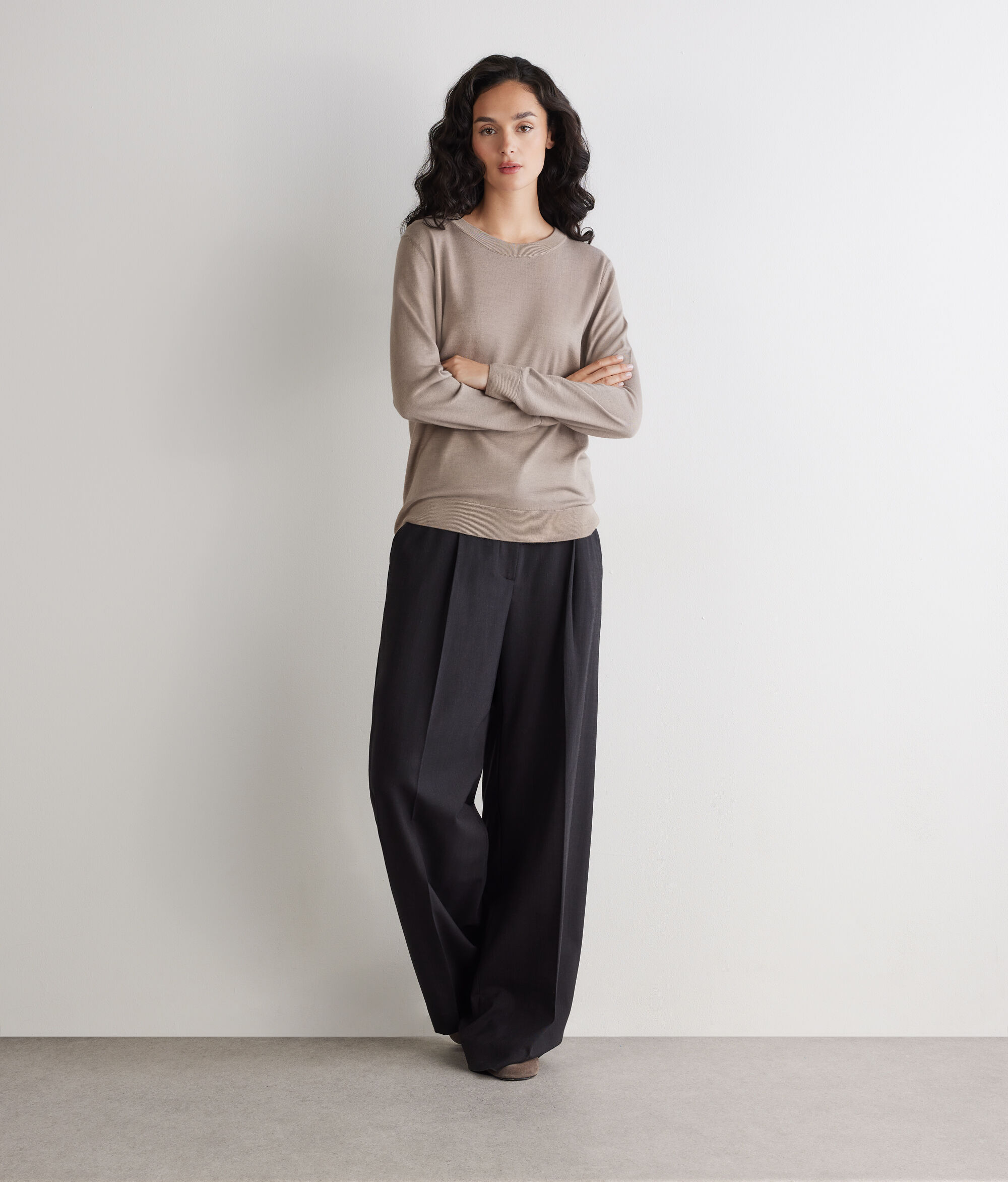 Jersei de coll rodó de Cashmere Ultrafine