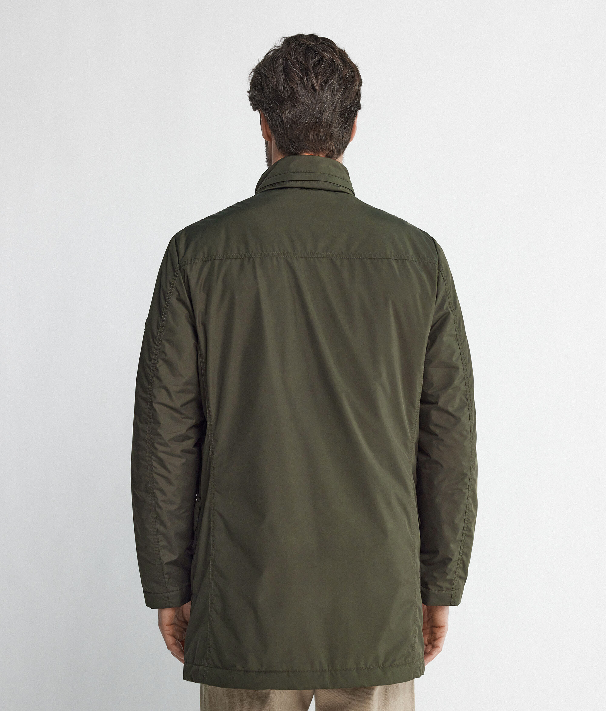 Parka technique en cachemire
