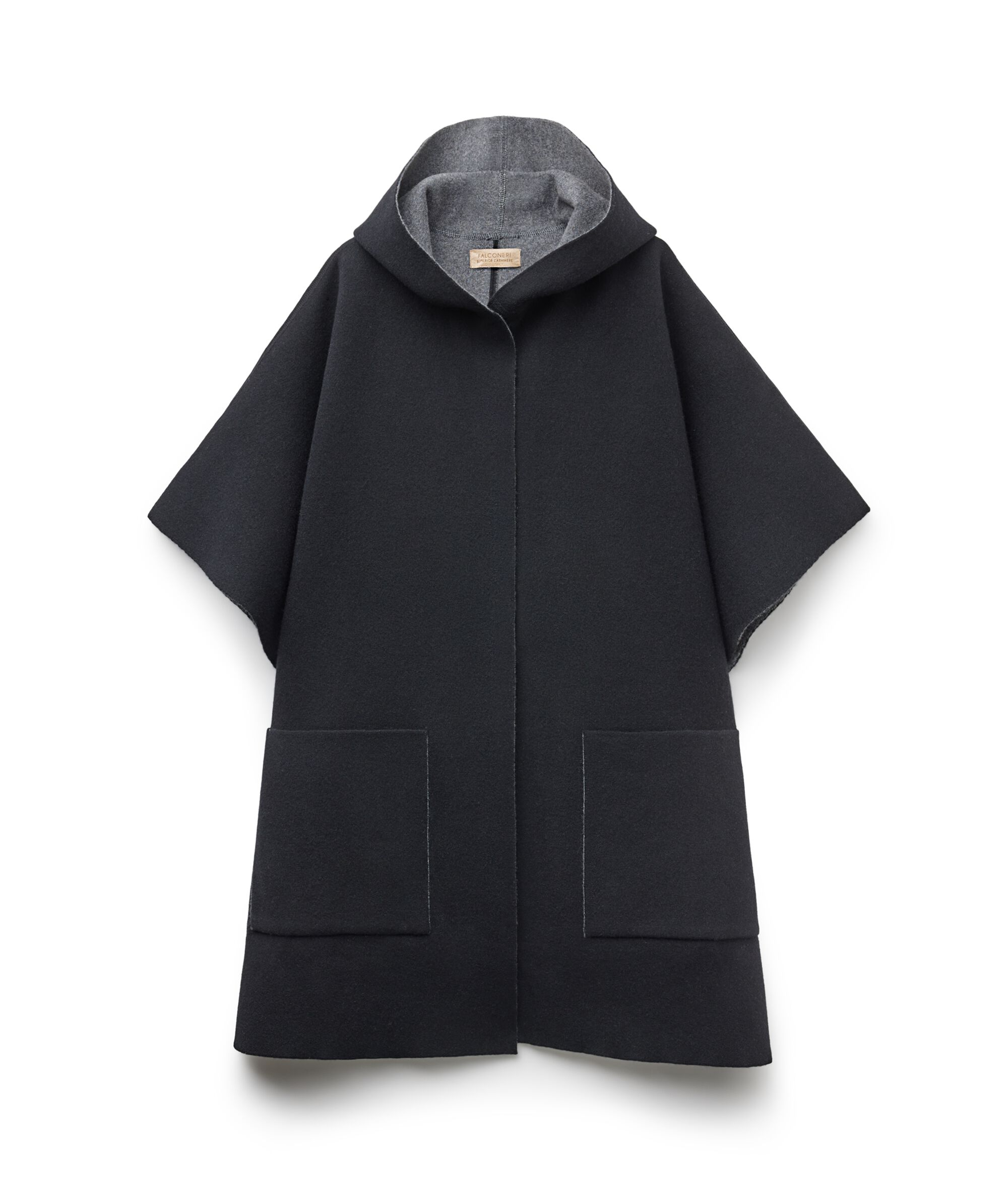 Hooded Cashmere Cape