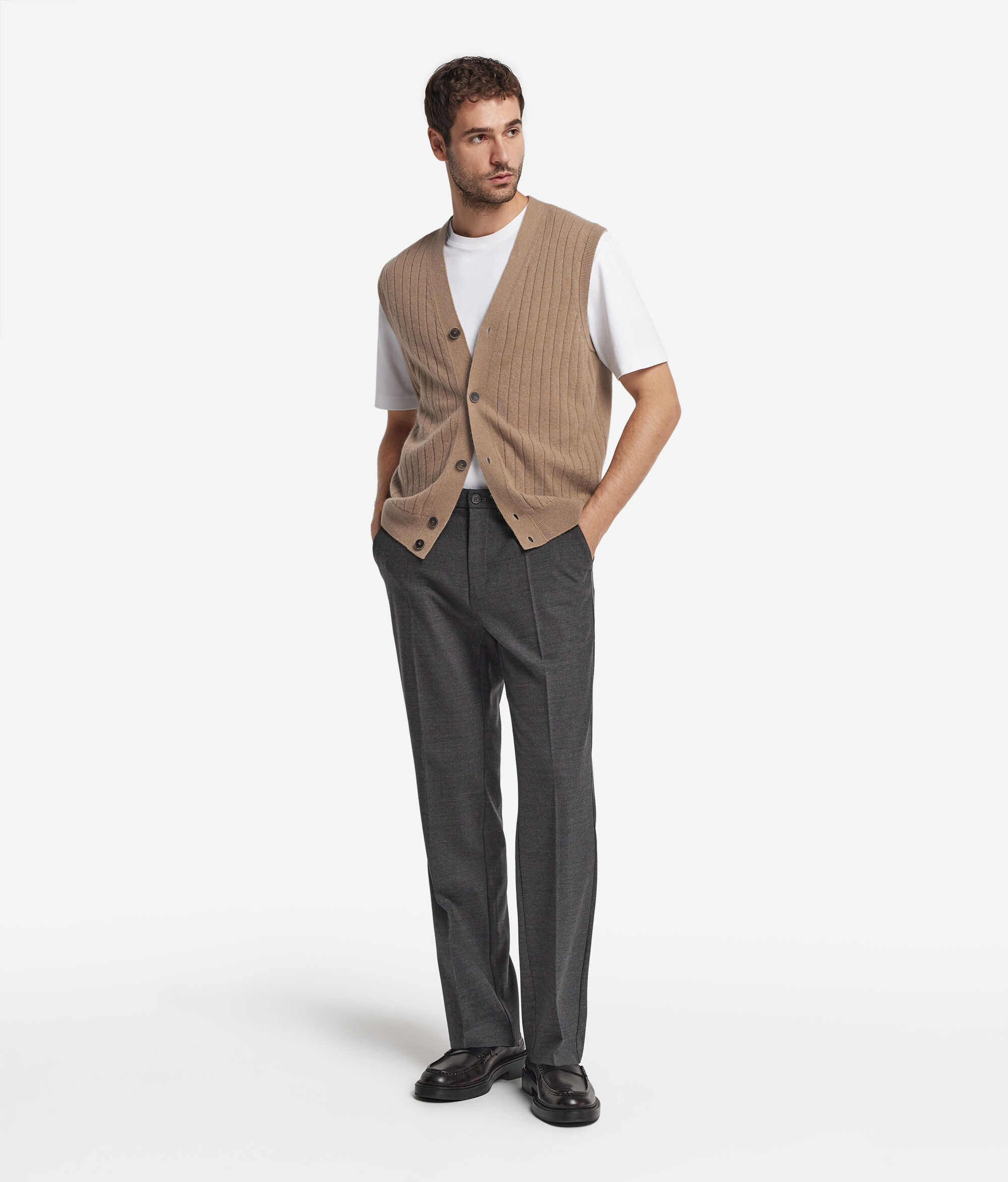 Ριμπ γιλέκο από Ultrasoft Cashmere
