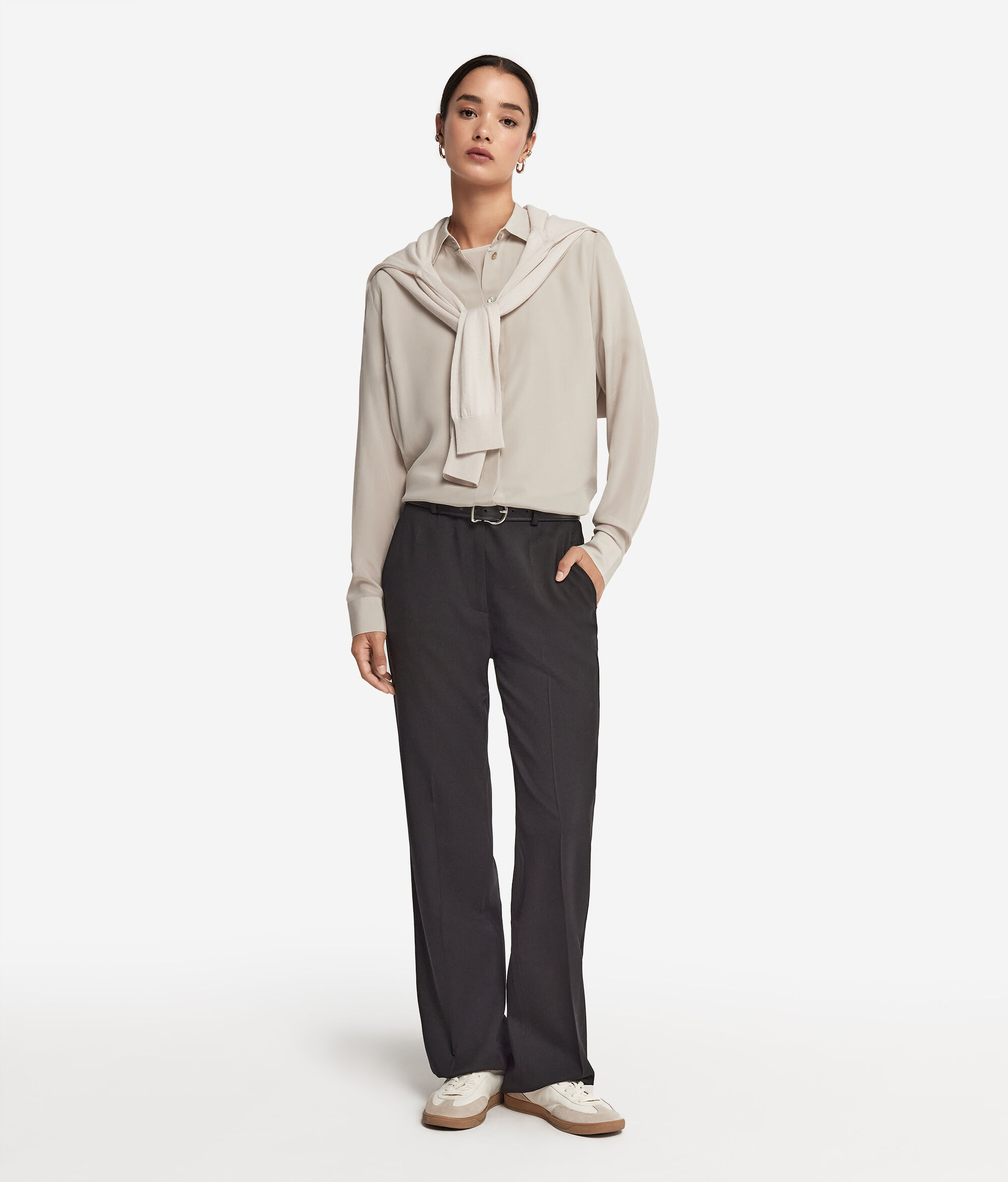 Silk Collared Shirt