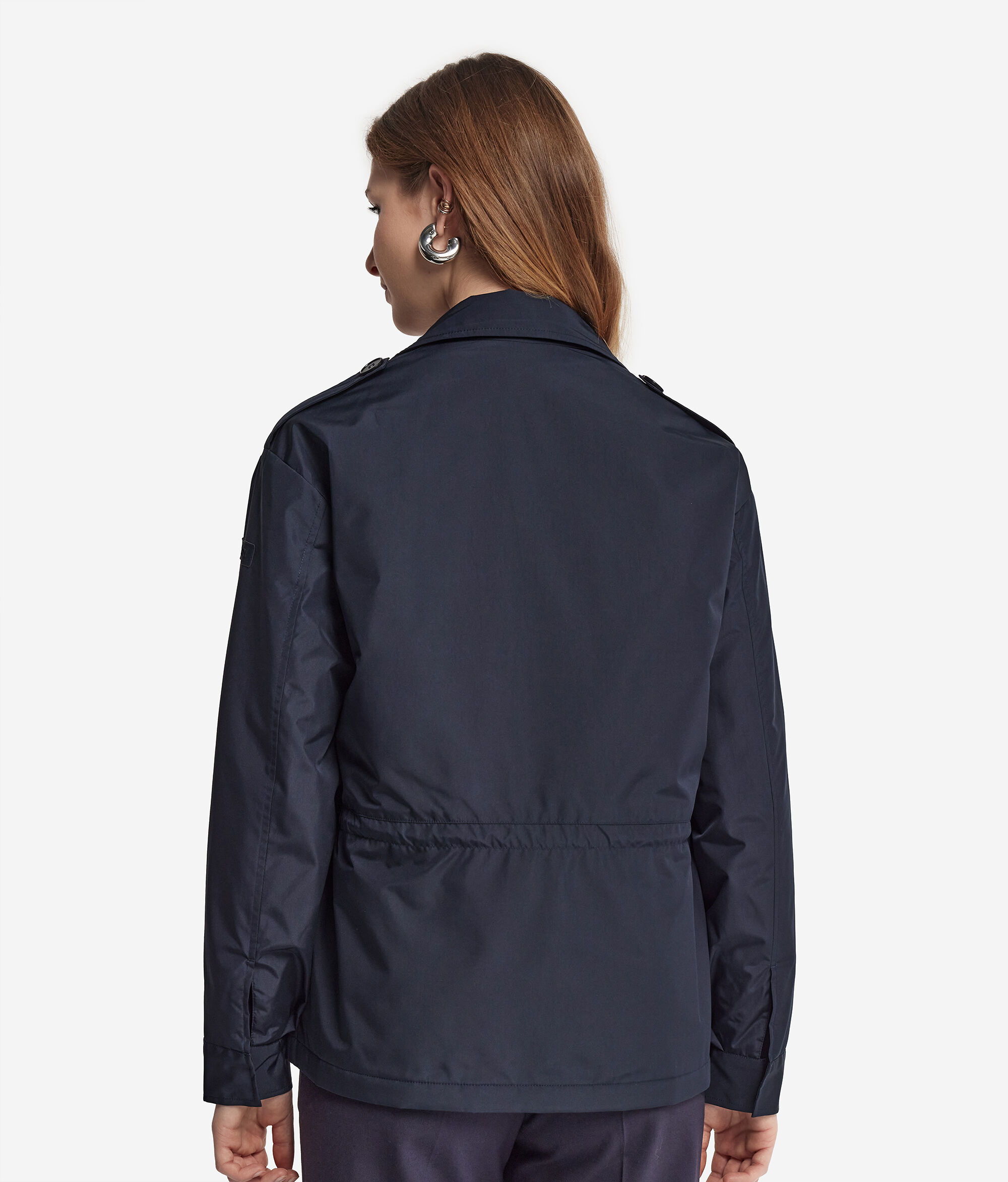 Gavardina curta amb interior de Cashmere