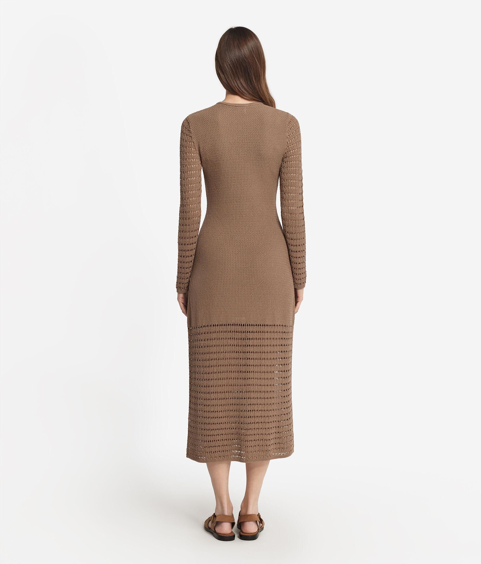 Robe ajourée au point de riz