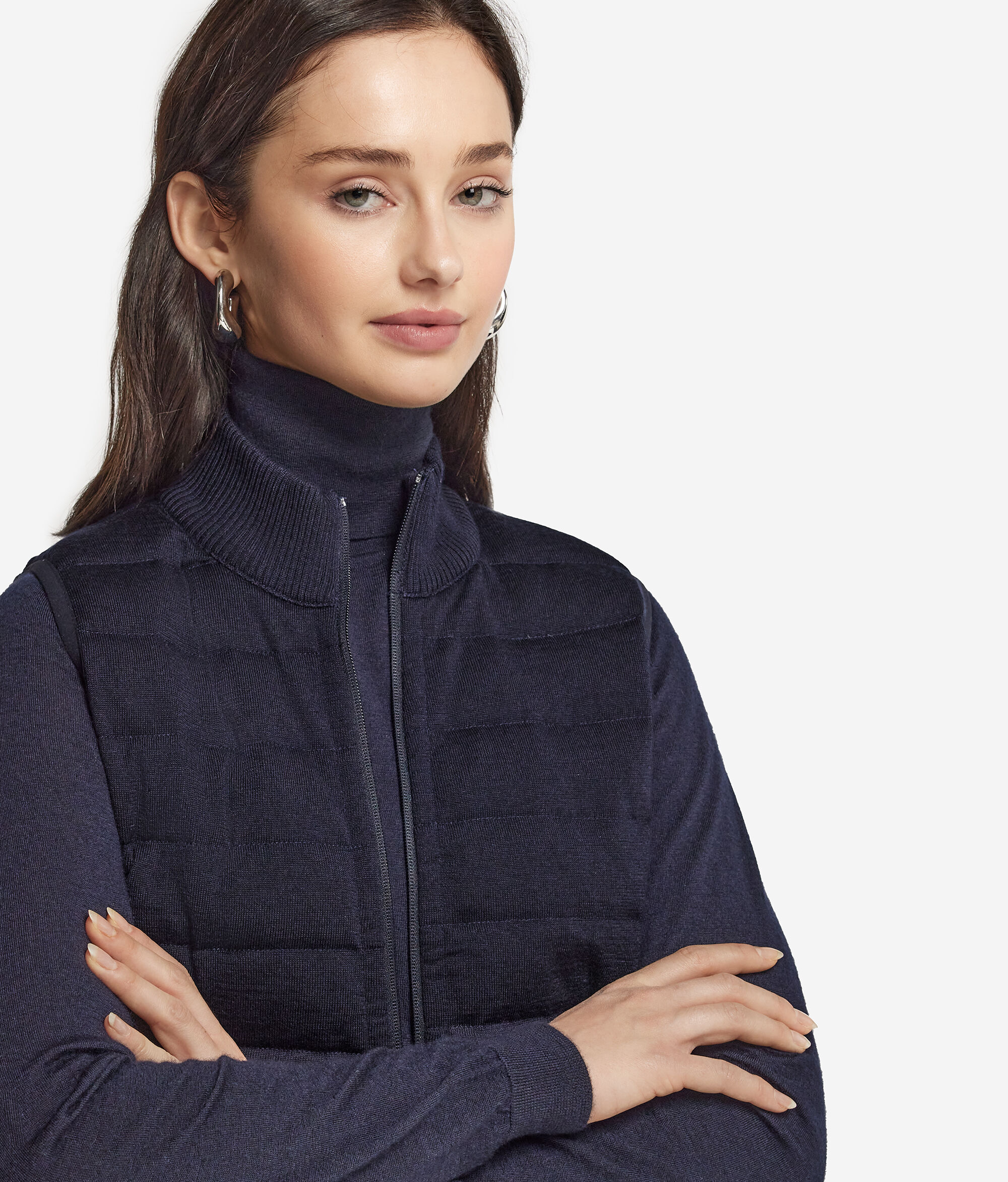 Reversible Cashmere Down Gilet