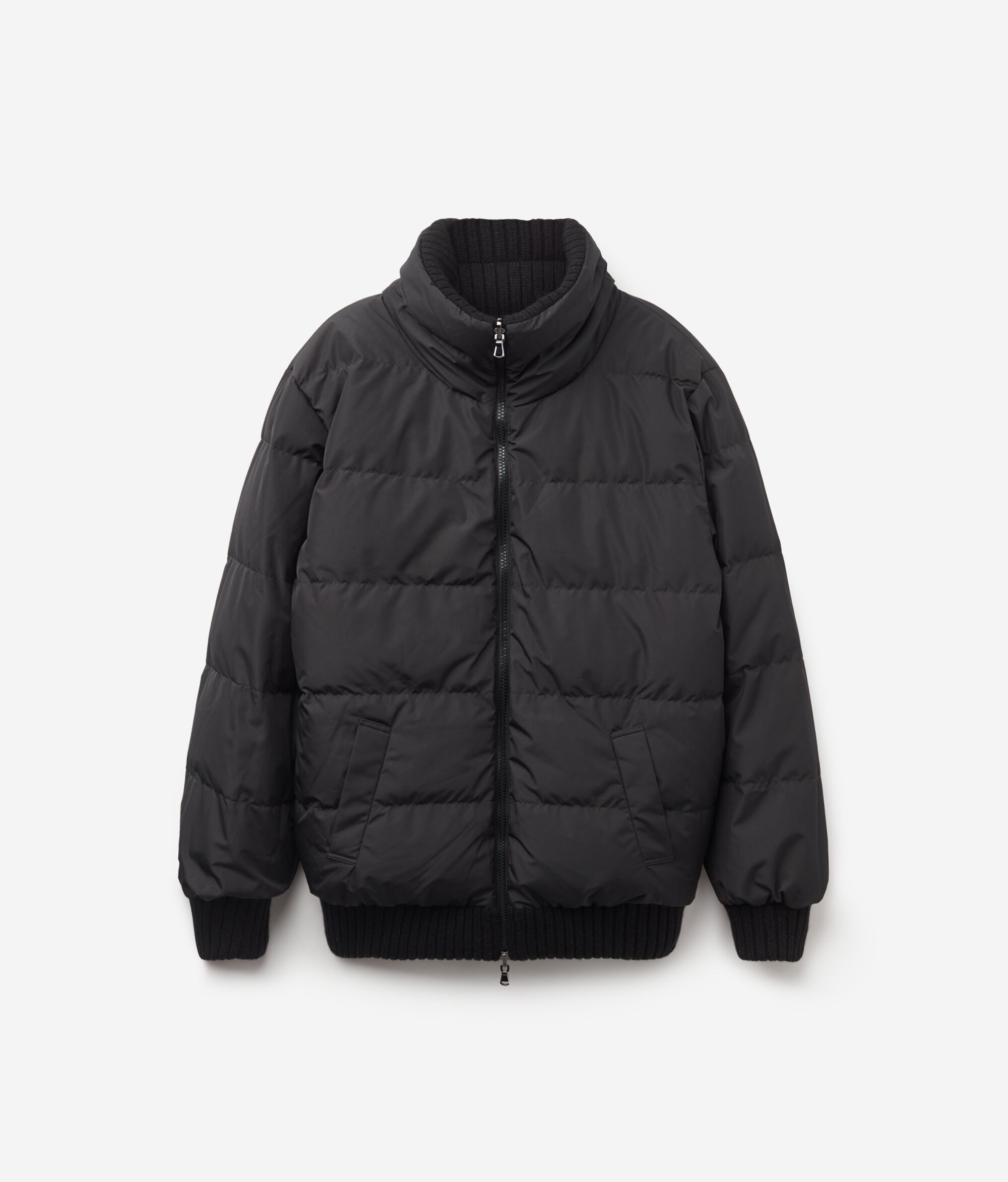 Cashmere Tricot Reversible Down Jacket