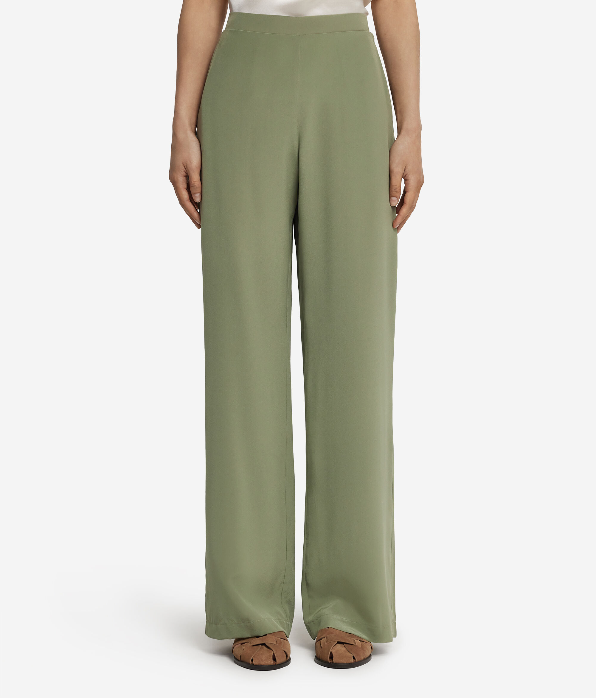 Pantalone Ampio in Seta