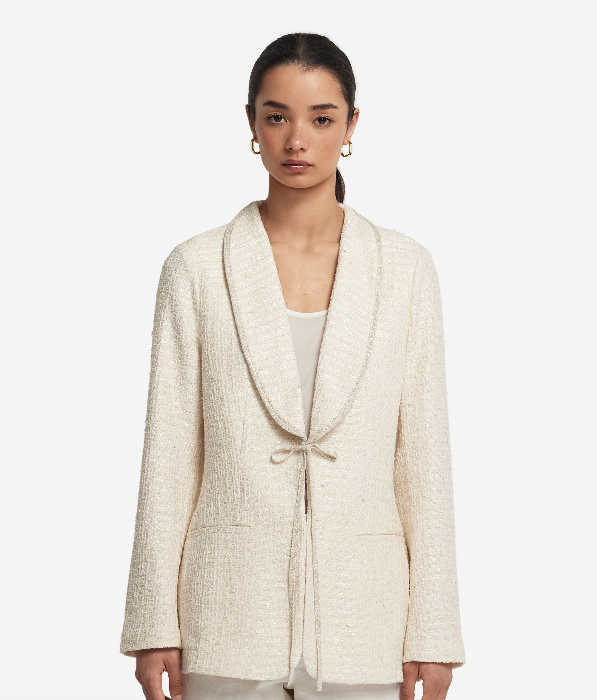 Sequined Bouclé Jacket