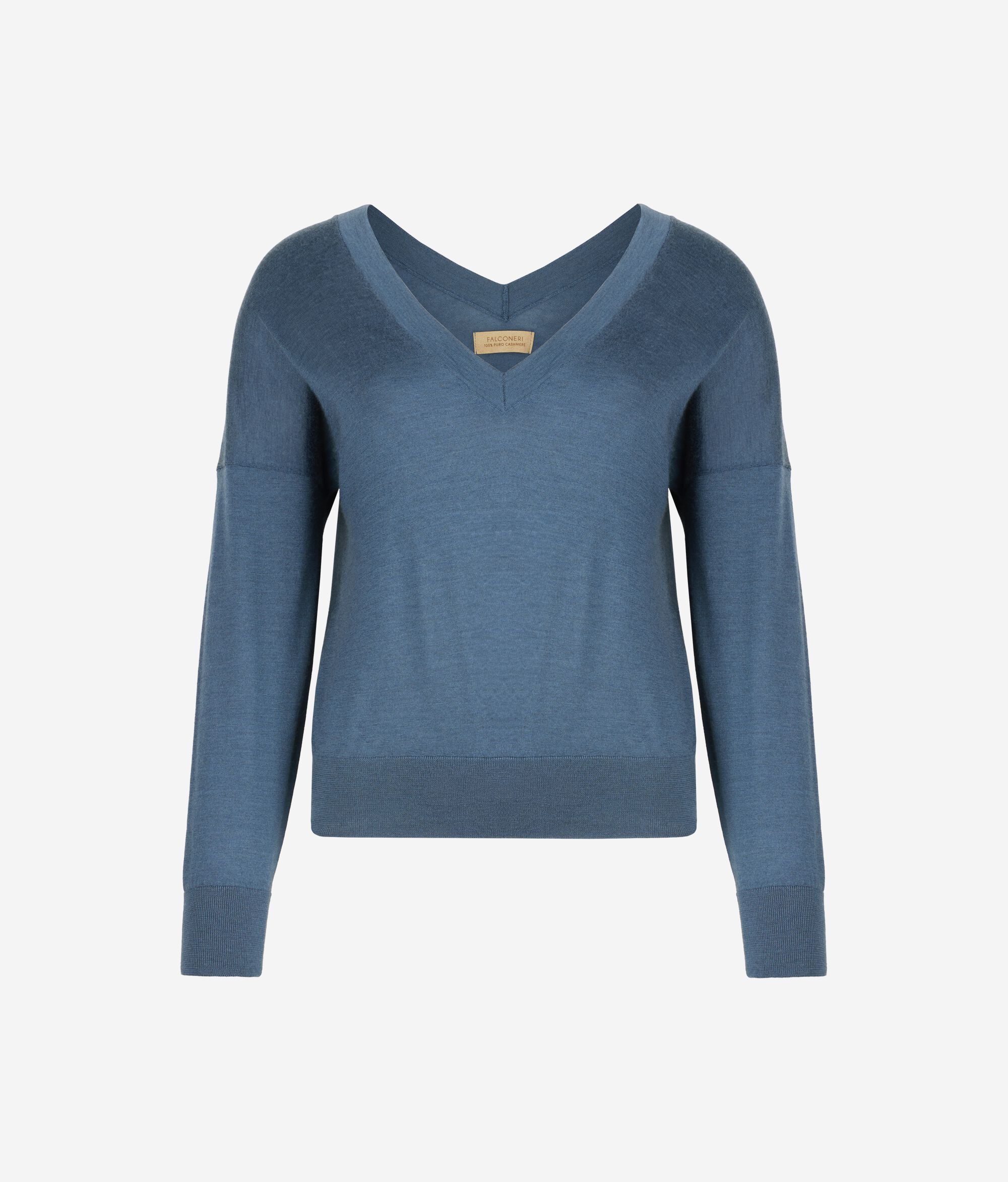 Ultrafine Cashmere Double V-Neck Jumper