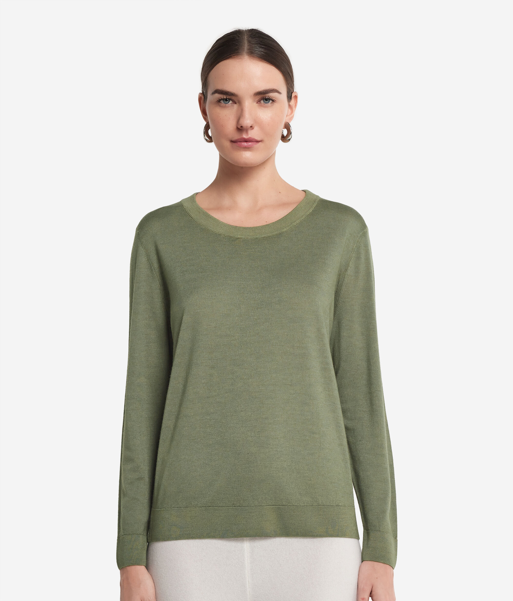 Maglia girocollo in Cashmere Ultrafine