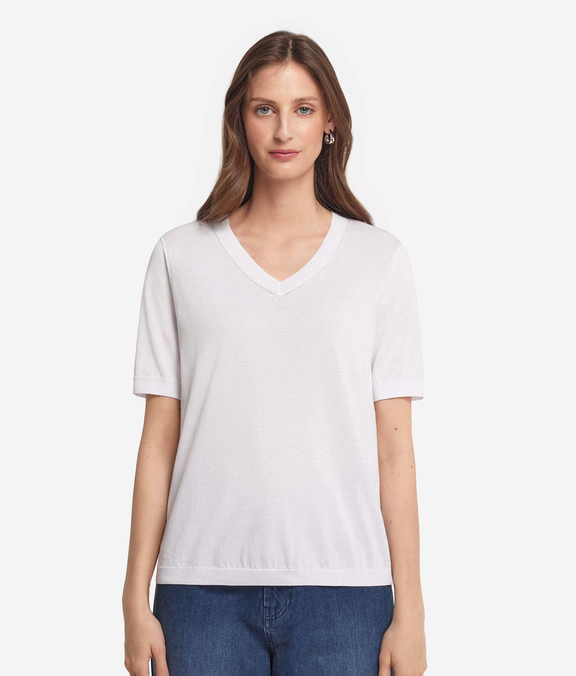 V-neck Cotton FreshT-shirt