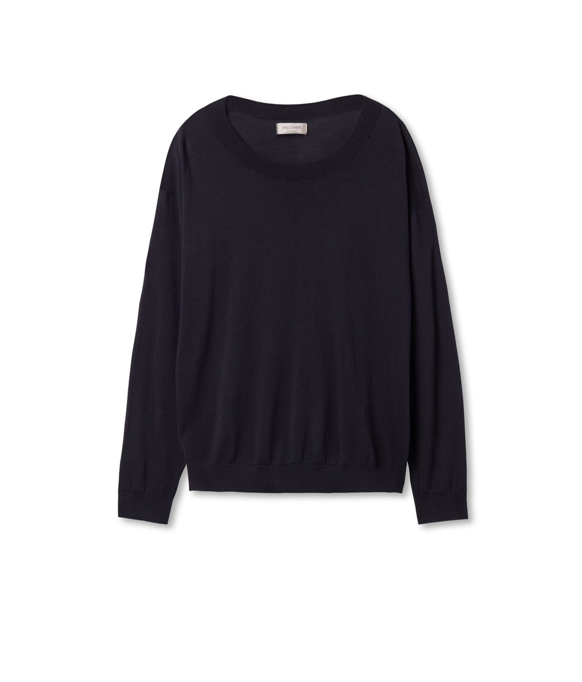 Silk and Cotton Round-Neck Jumper