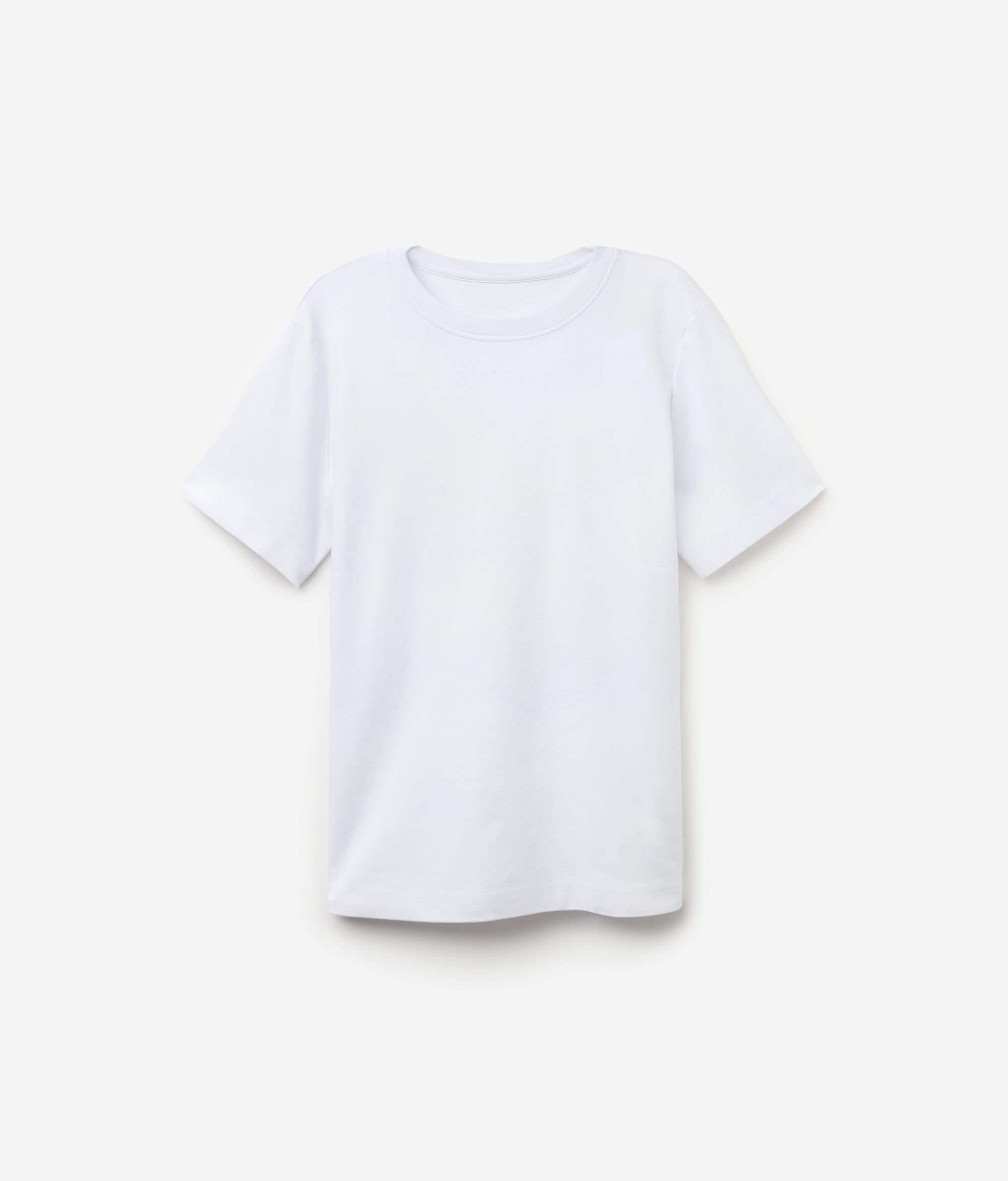 Round-Neck Cotton T-Shirt