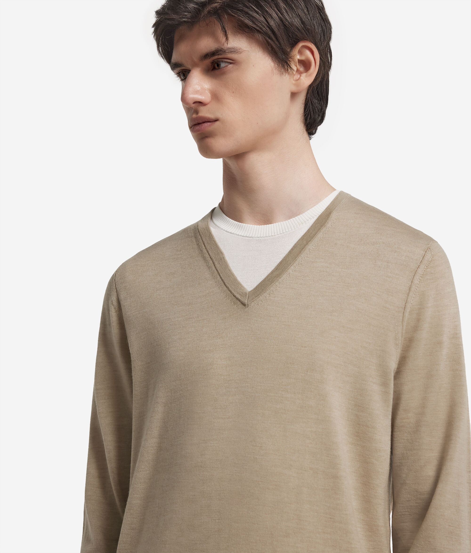 Μπλούζα με Λαιμόκοψη V από Ultrafine Cashmere