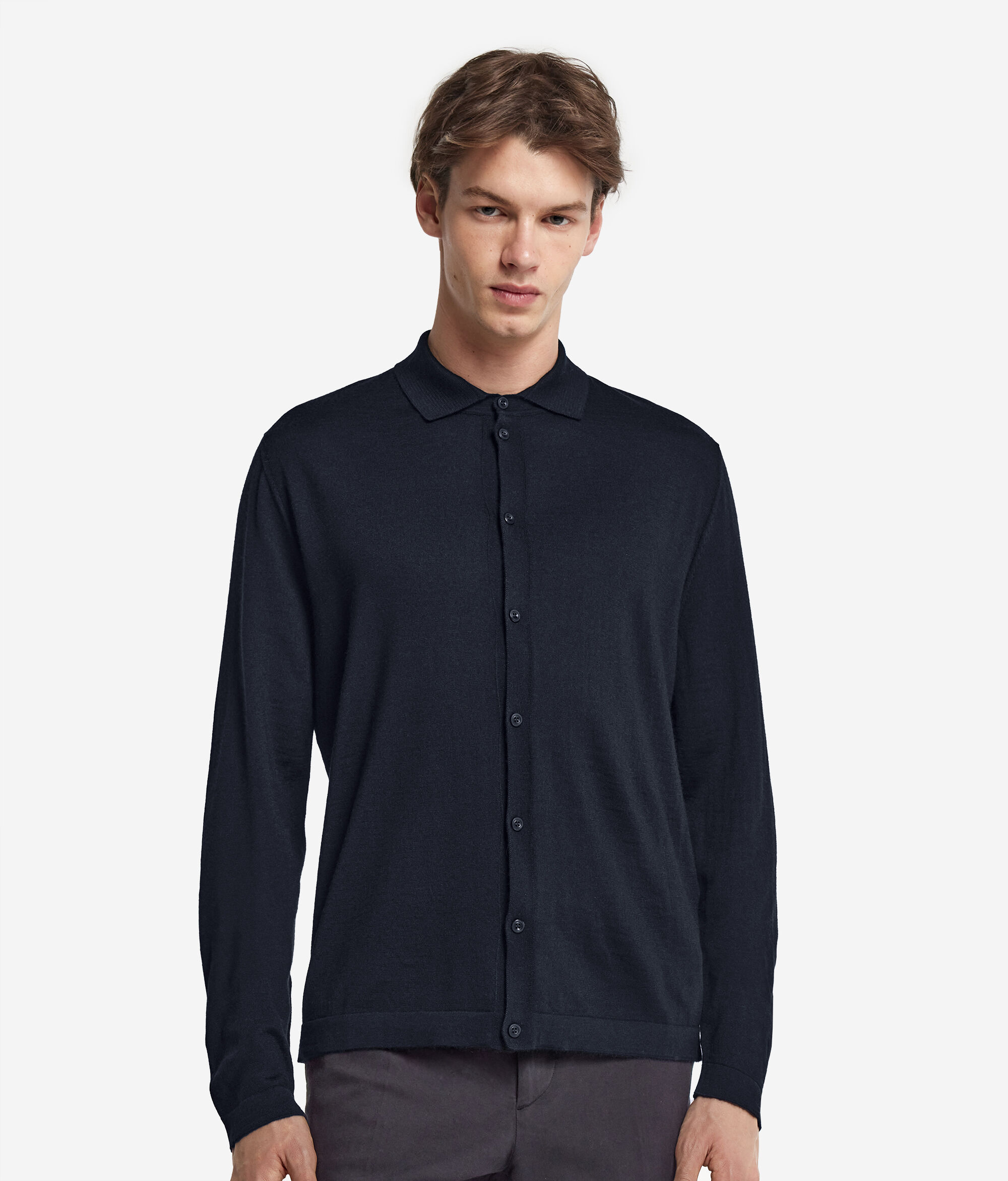 Πλεκτό Πουκάμισο από Ultrafine Cashmere