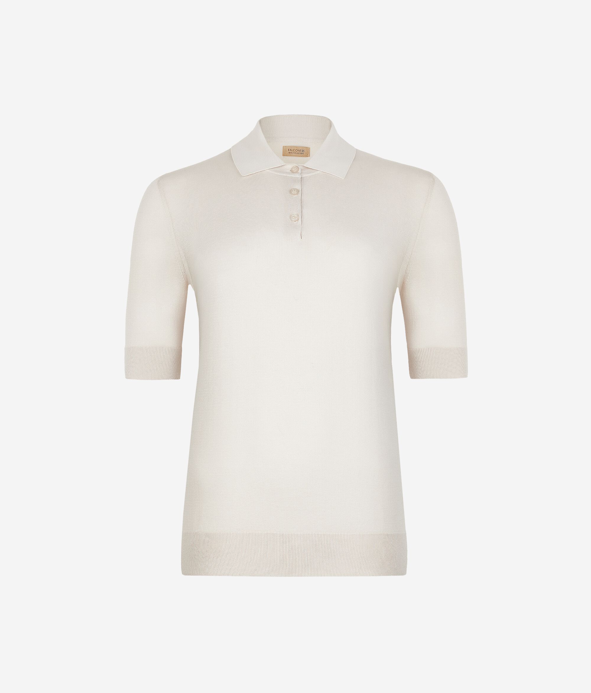 Polo de seda i cotó
