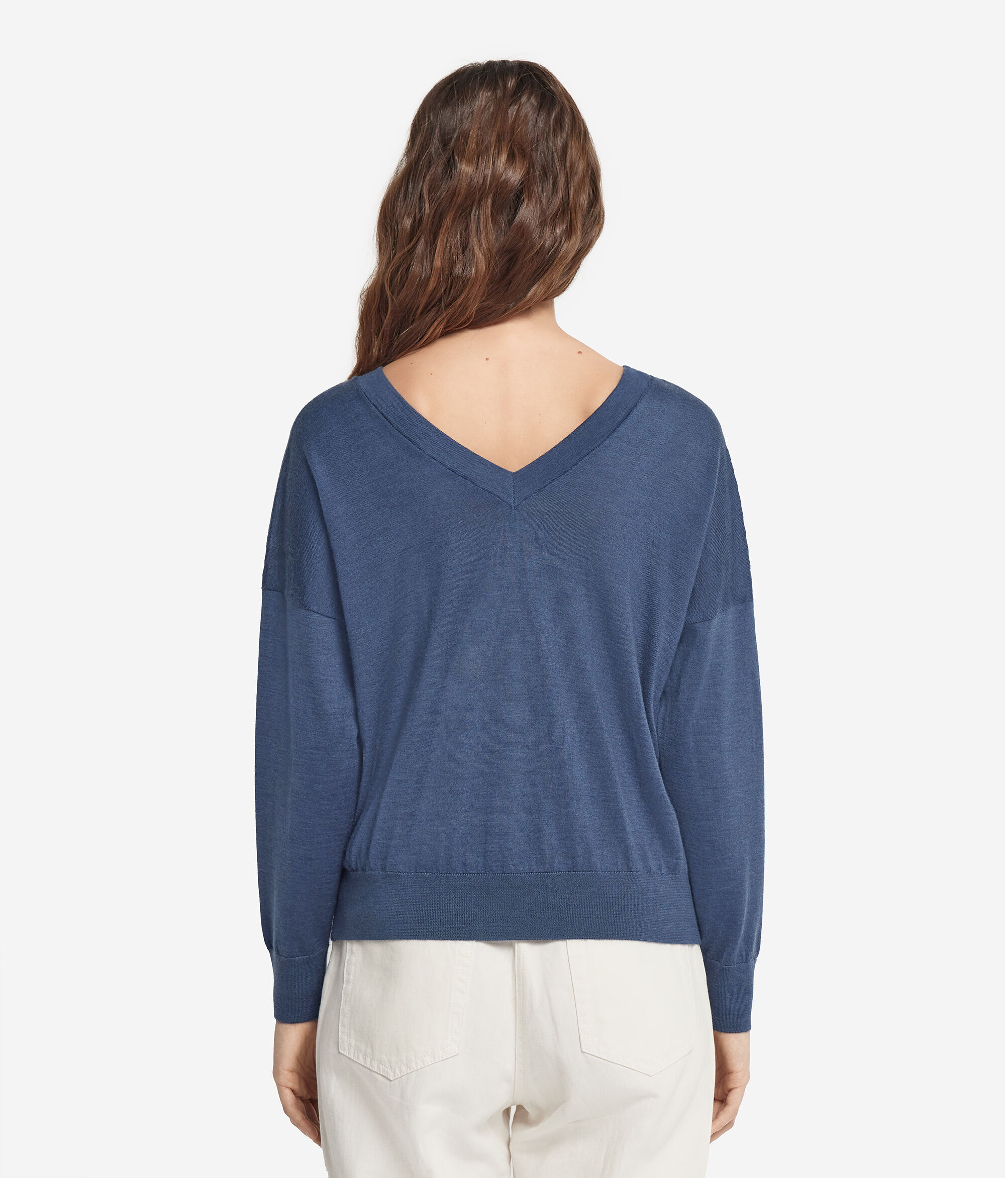Ultrafine Cashmere Double V-Neck Jumper