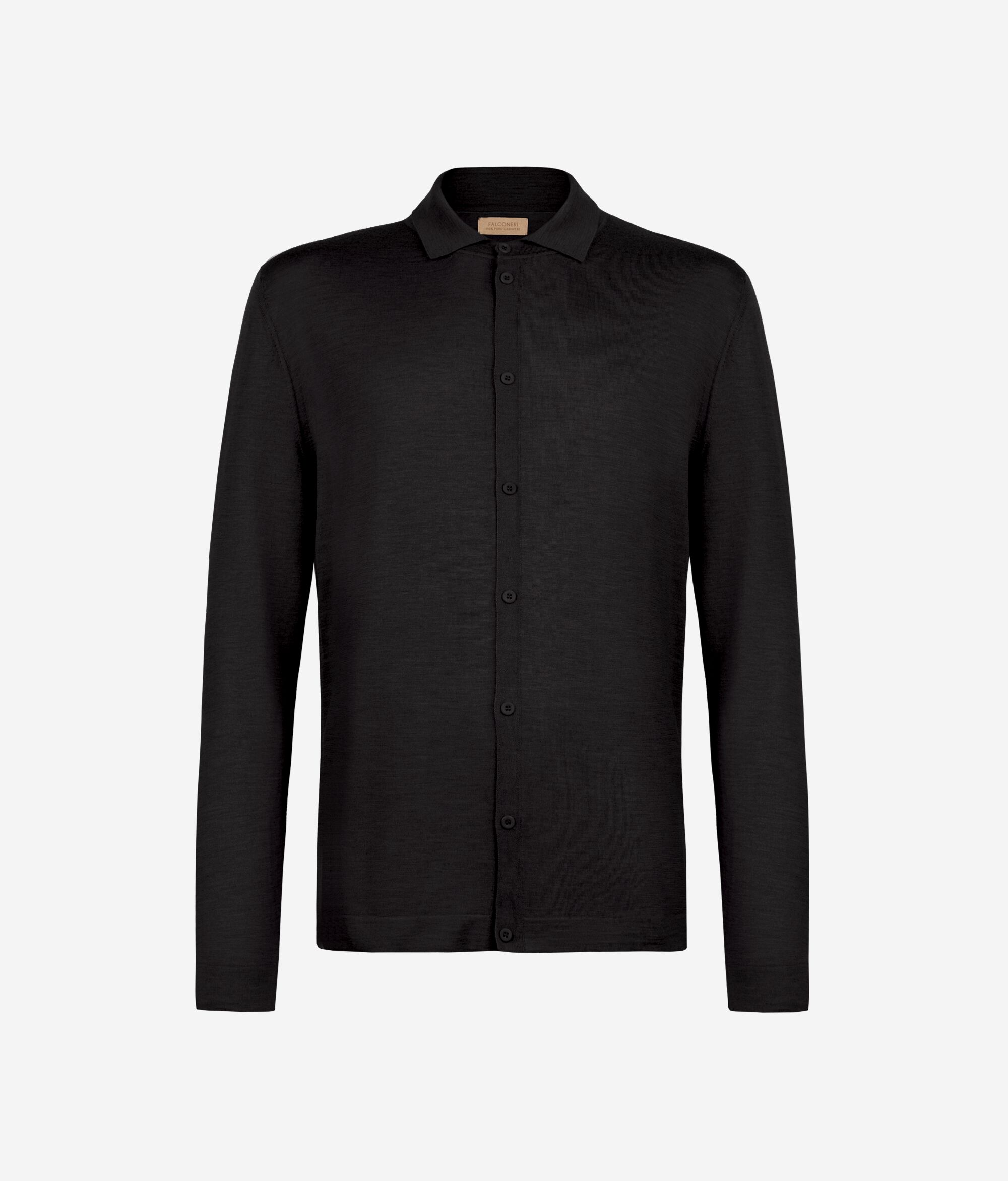 Camisa de punto en cashmere ultrafine