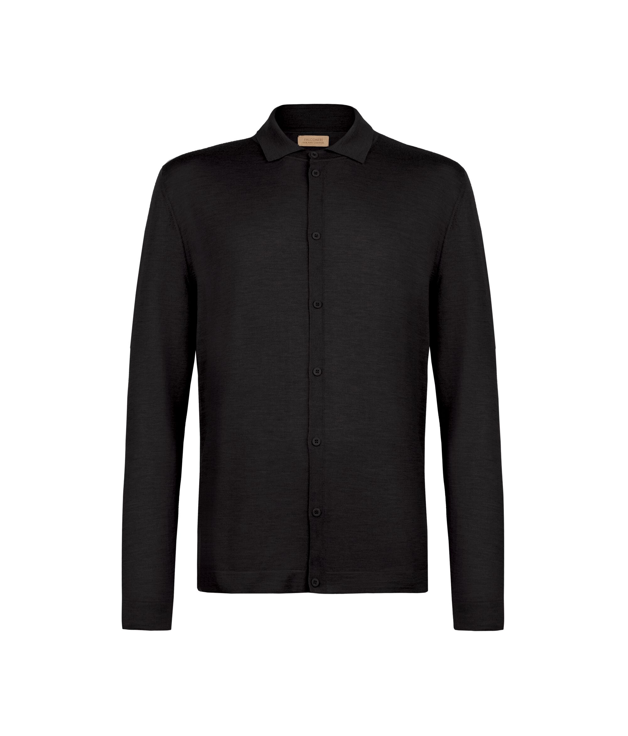 Camisa de punto en cashmere ultrafine