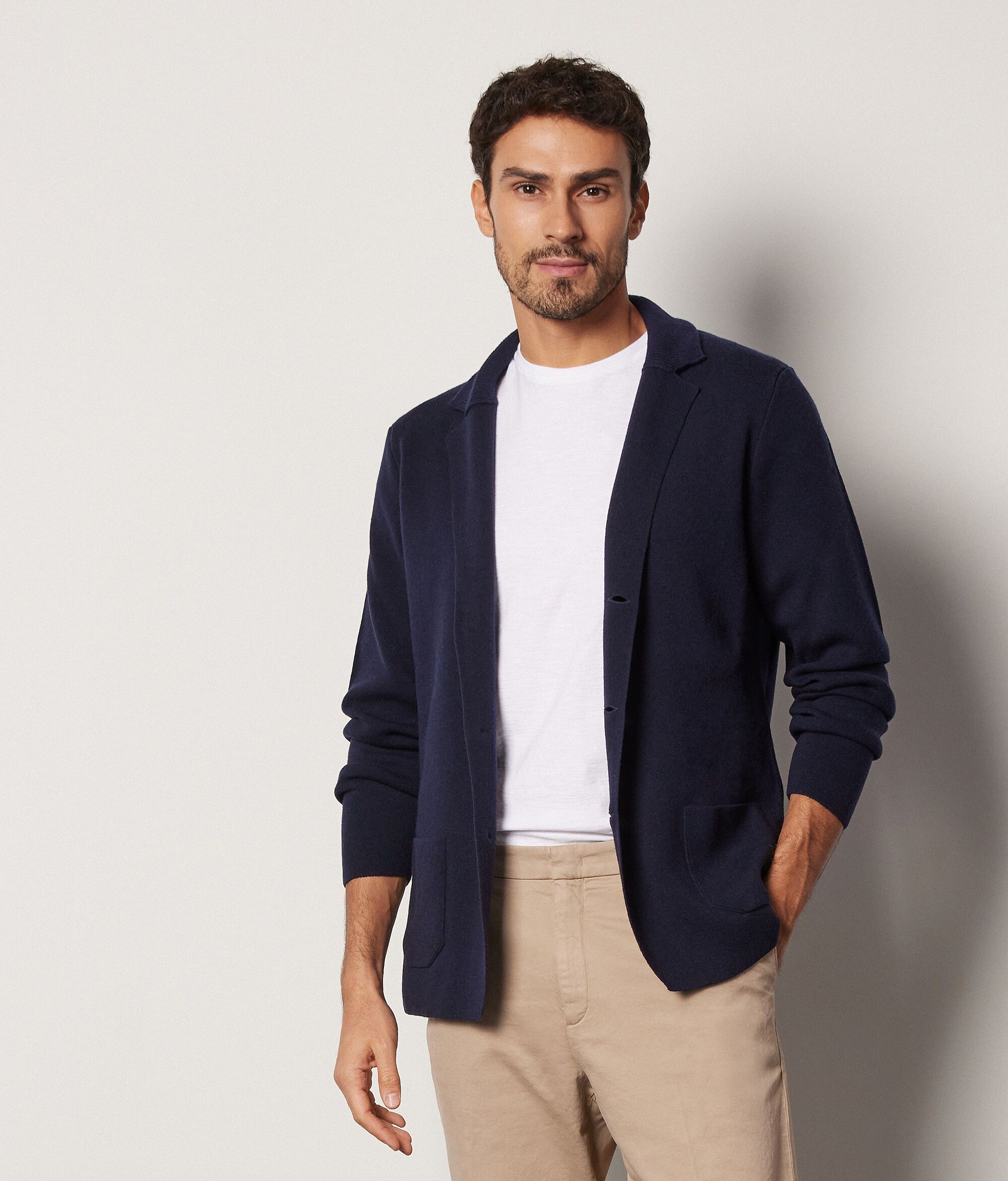 Chaqueta de tweed de hombre