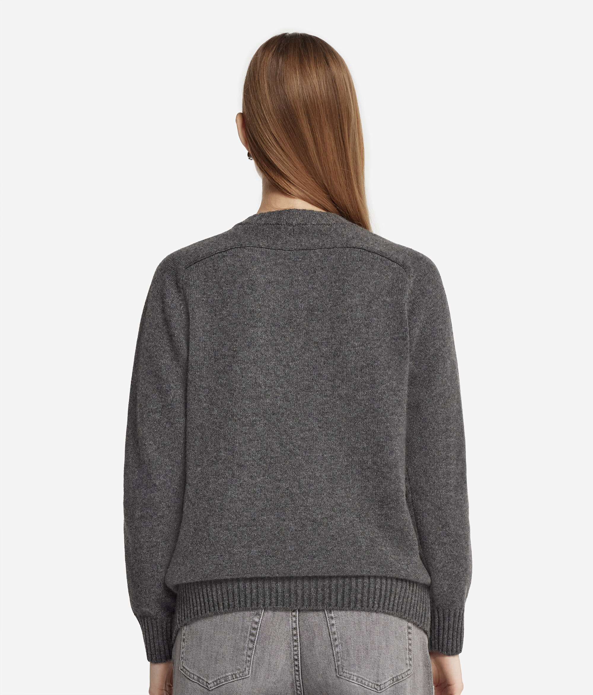 Ultrasoft Cashmere Crewneck Sweater with Set-in Sleeves