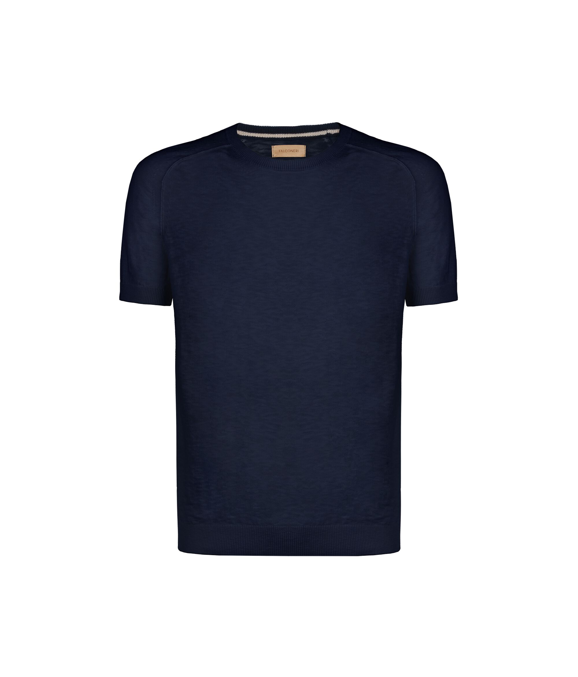 ツイスト コットン Tシャツ Colore ネイビーブルー