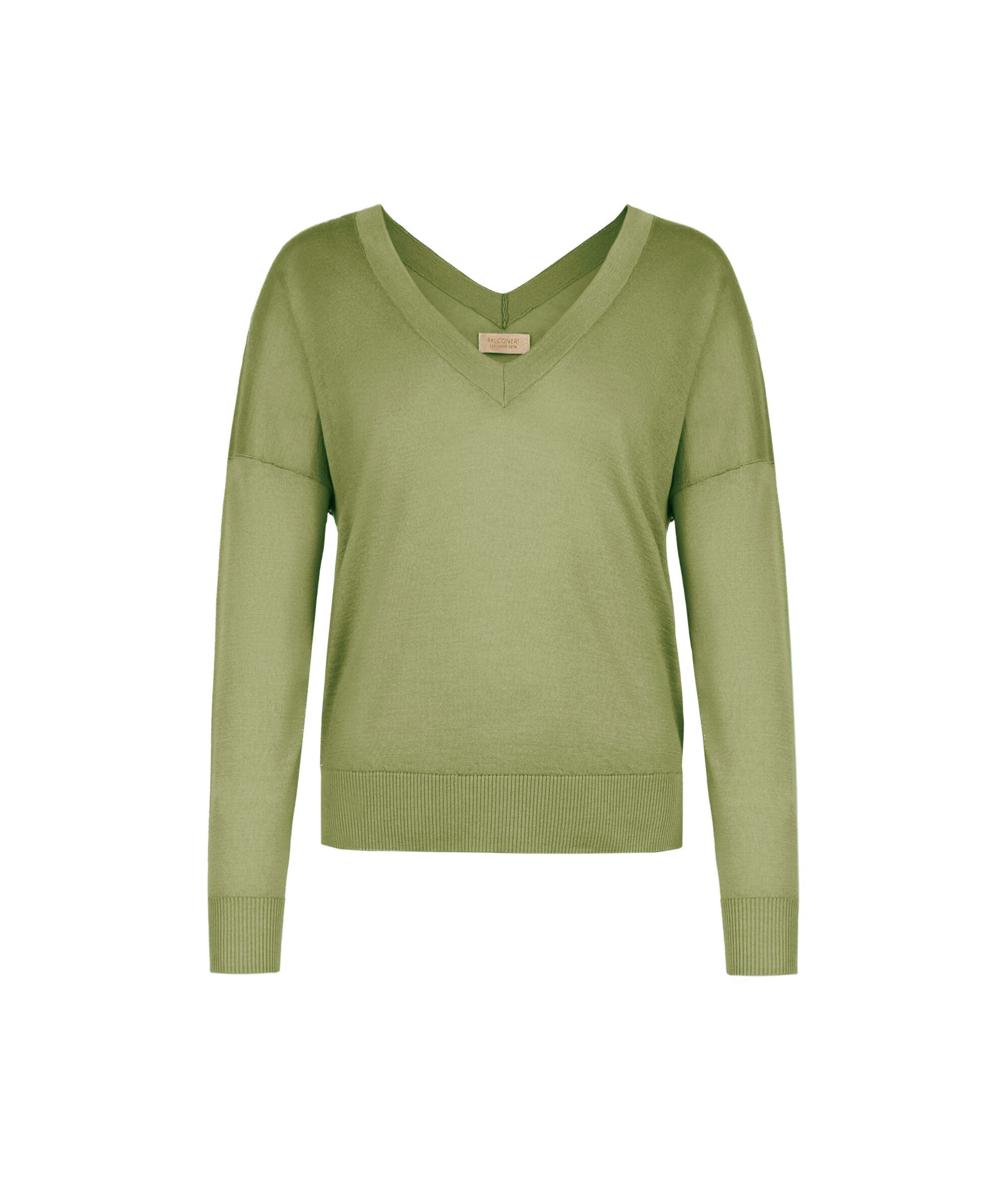 Jersey doble escote en V Silkfine Cashmere
