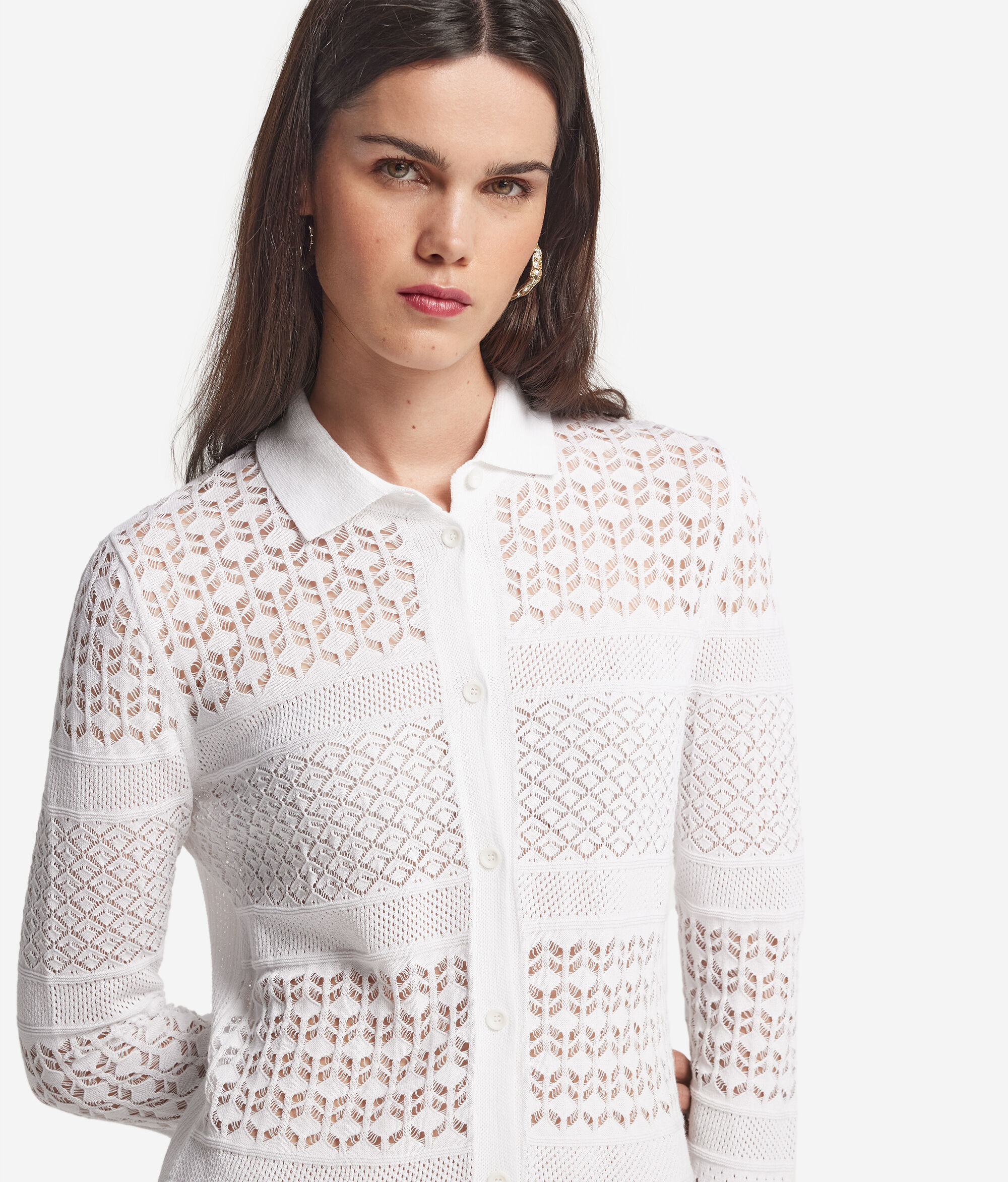 Chemisier Crochet Cotone