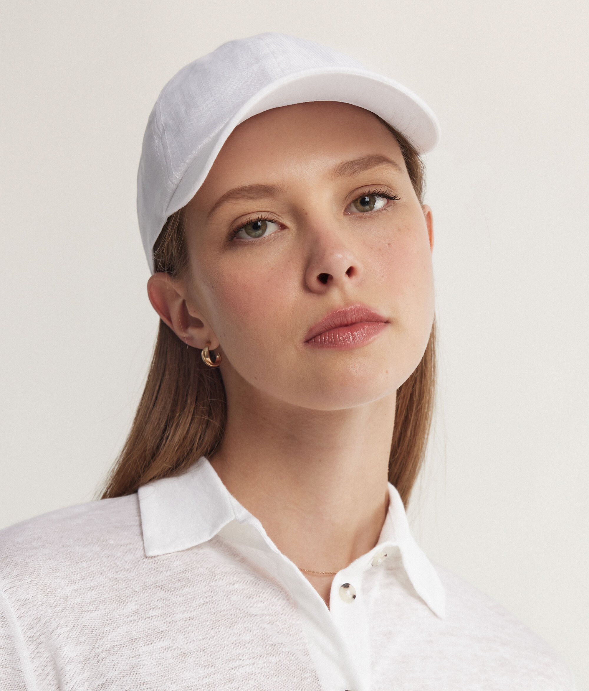 Baseball-Cap aus reinem Leinen