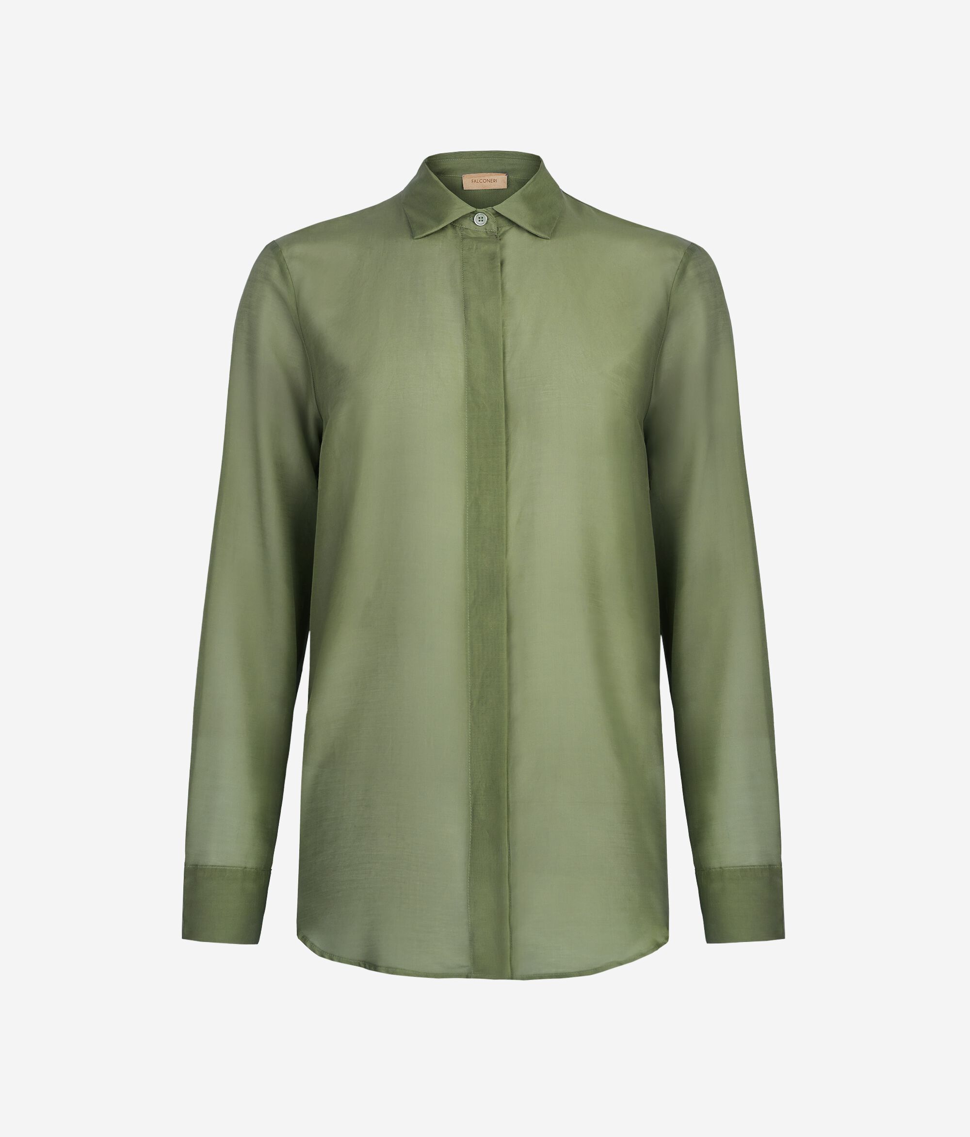 Camicia Colletto Mussola in Cotone e Seta