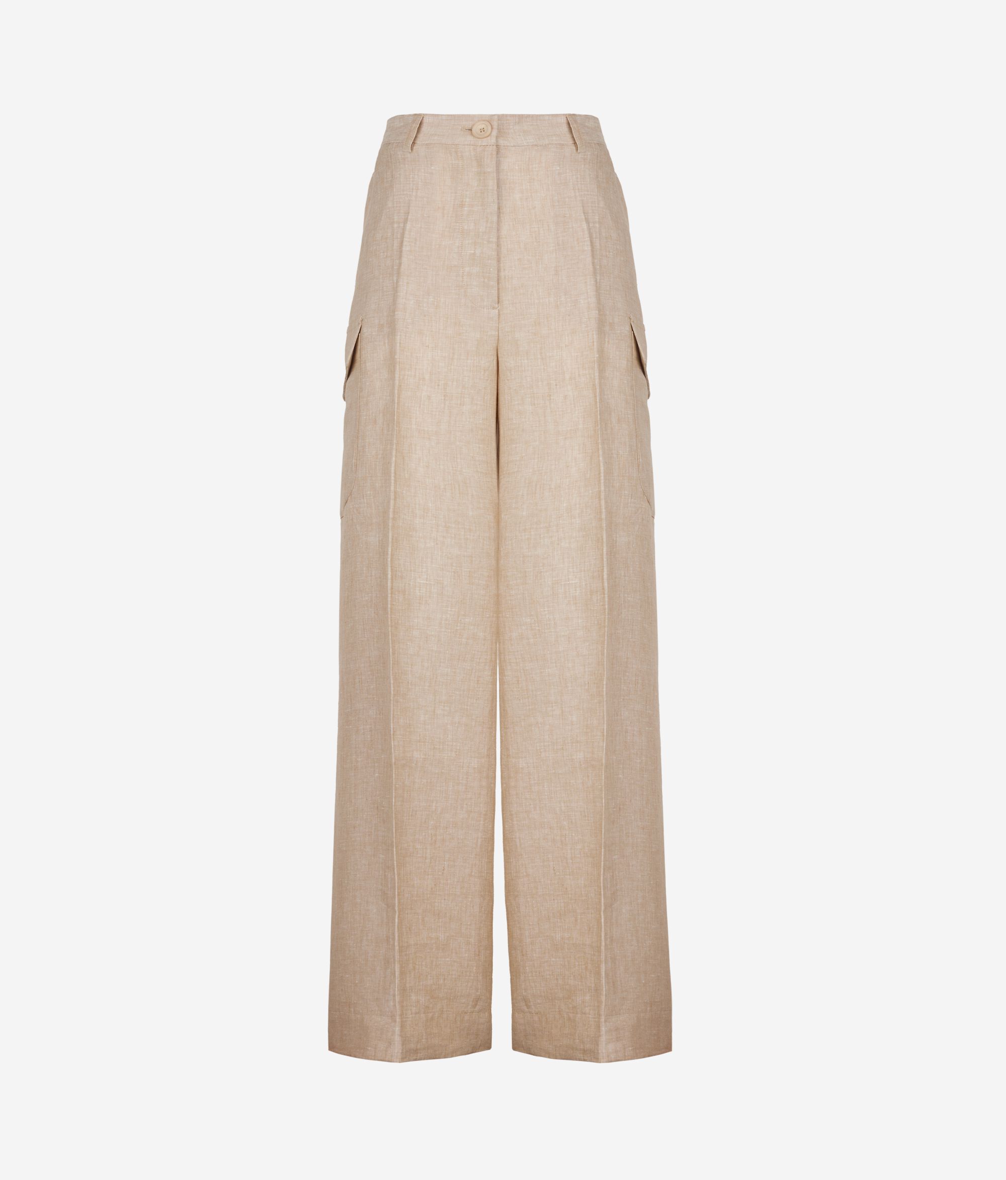 Linen Cargo Pants