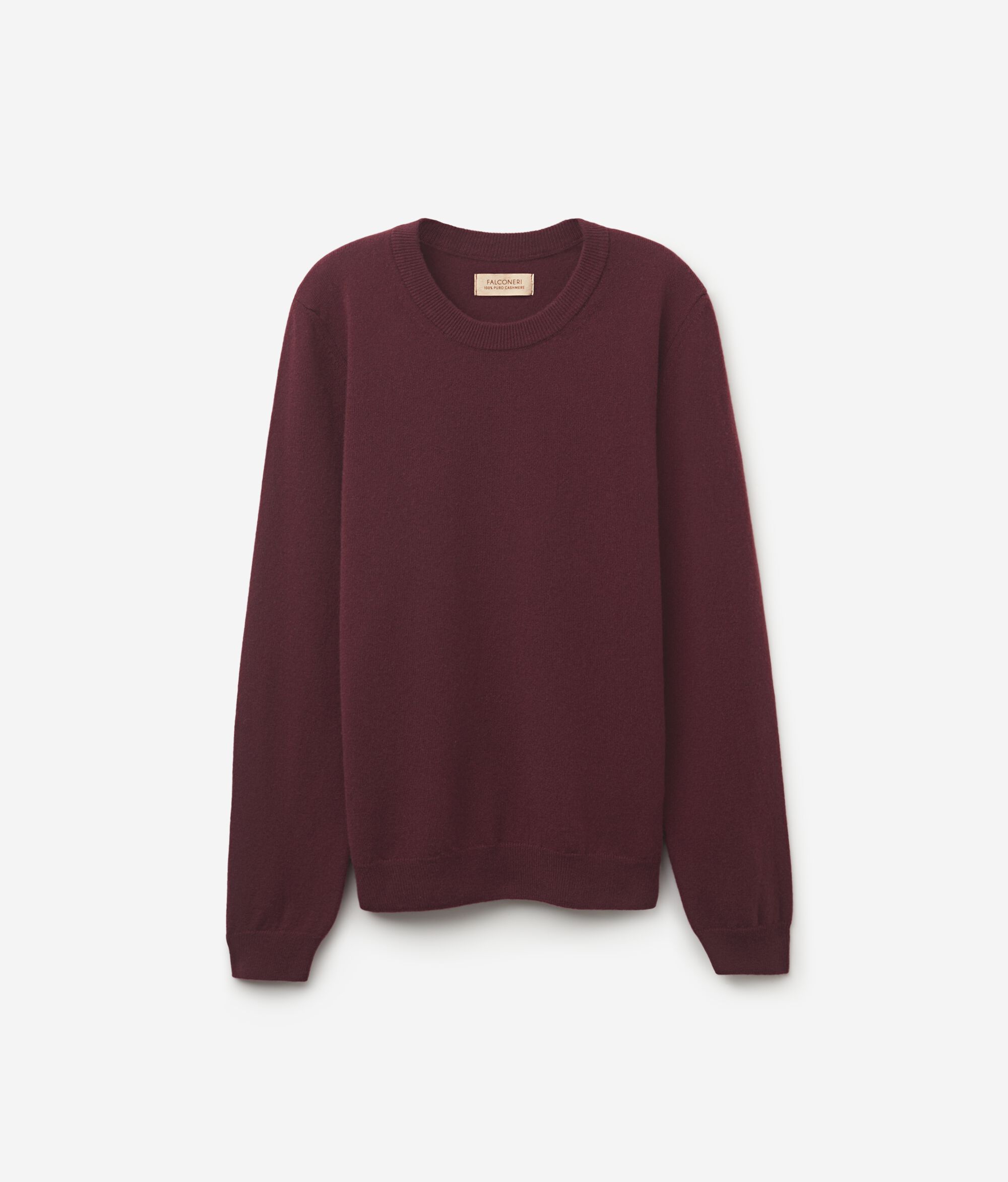Long-Sleeved Ultrasoft Cashmere Round-Neck Jumper