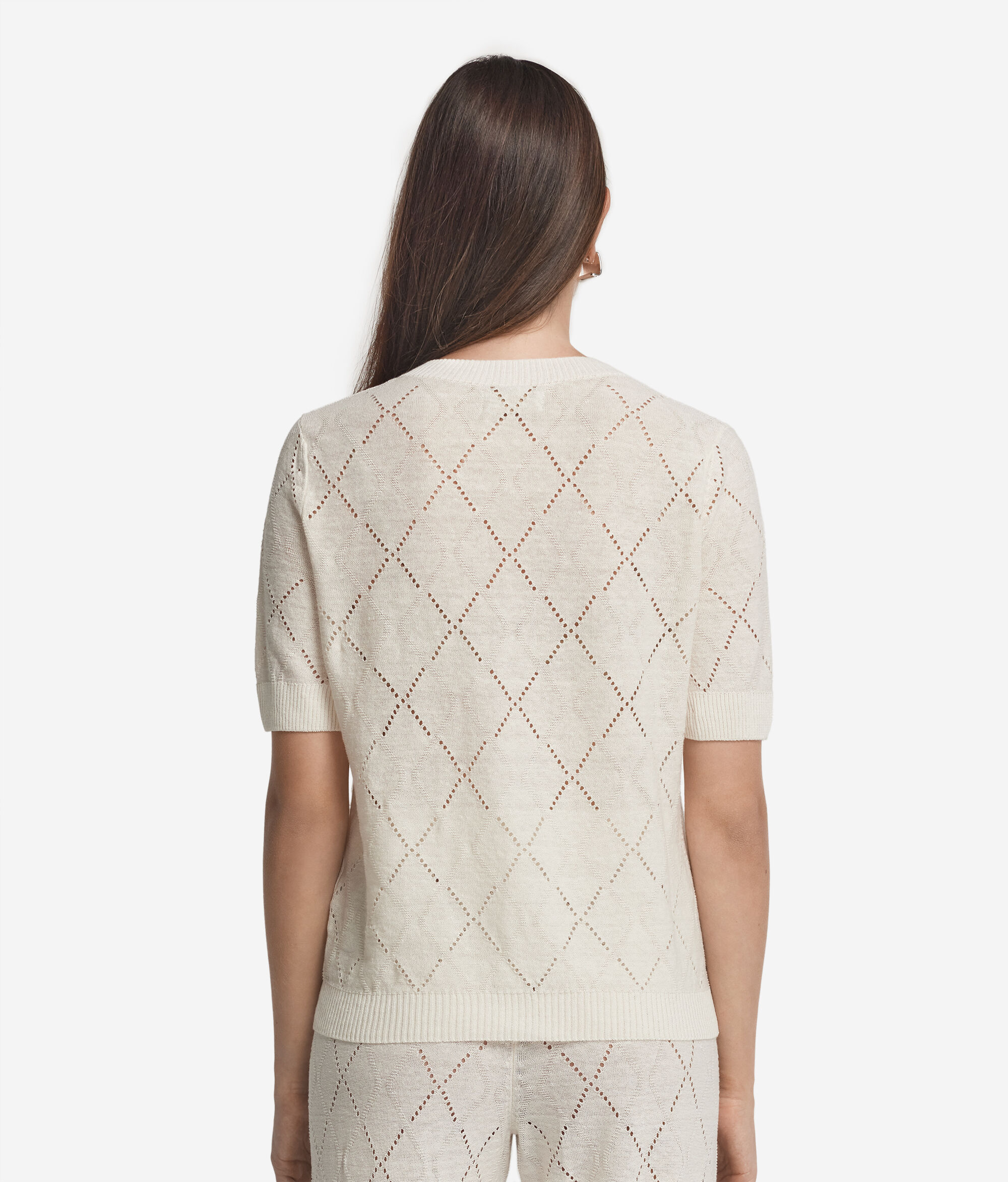 T-shirt w romby