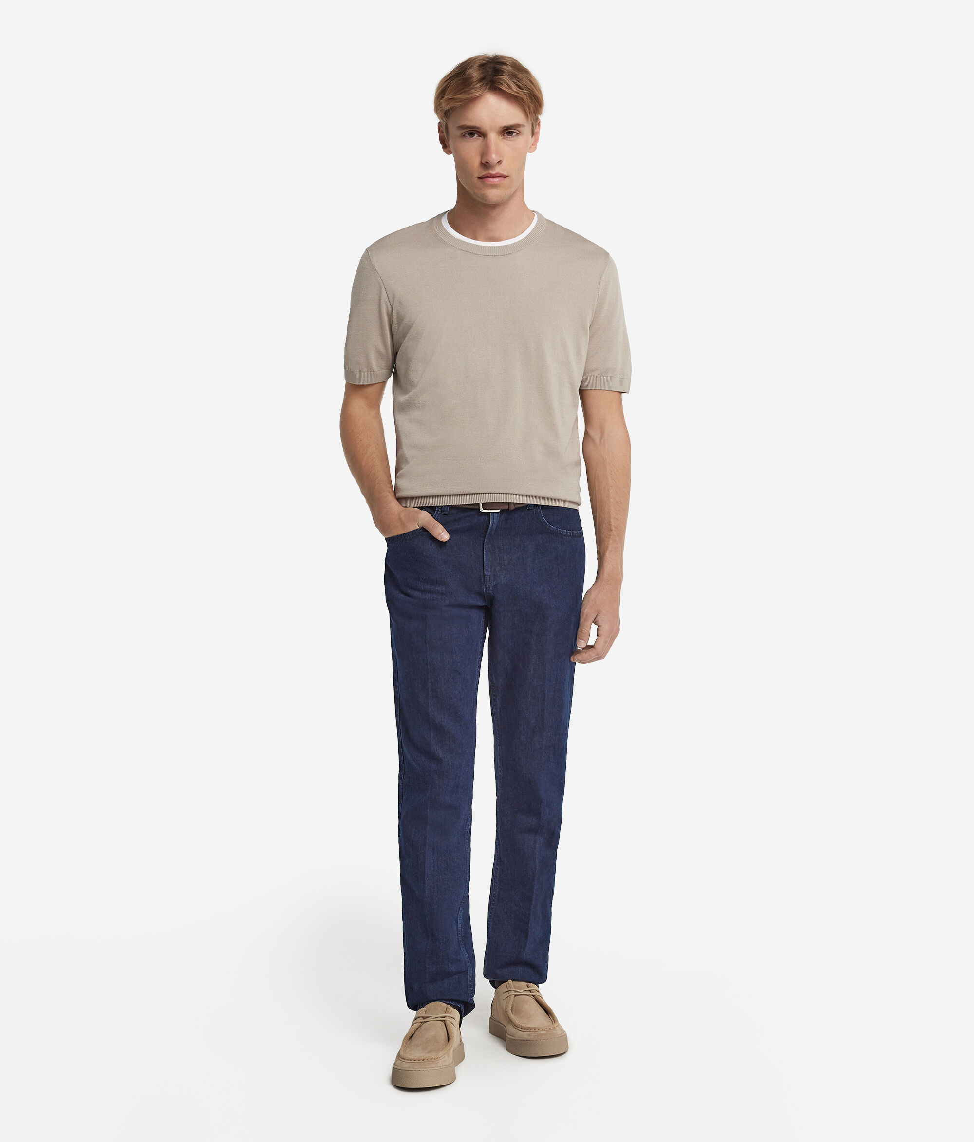Κοντομάνικο T-Shirt από Silk Cotton