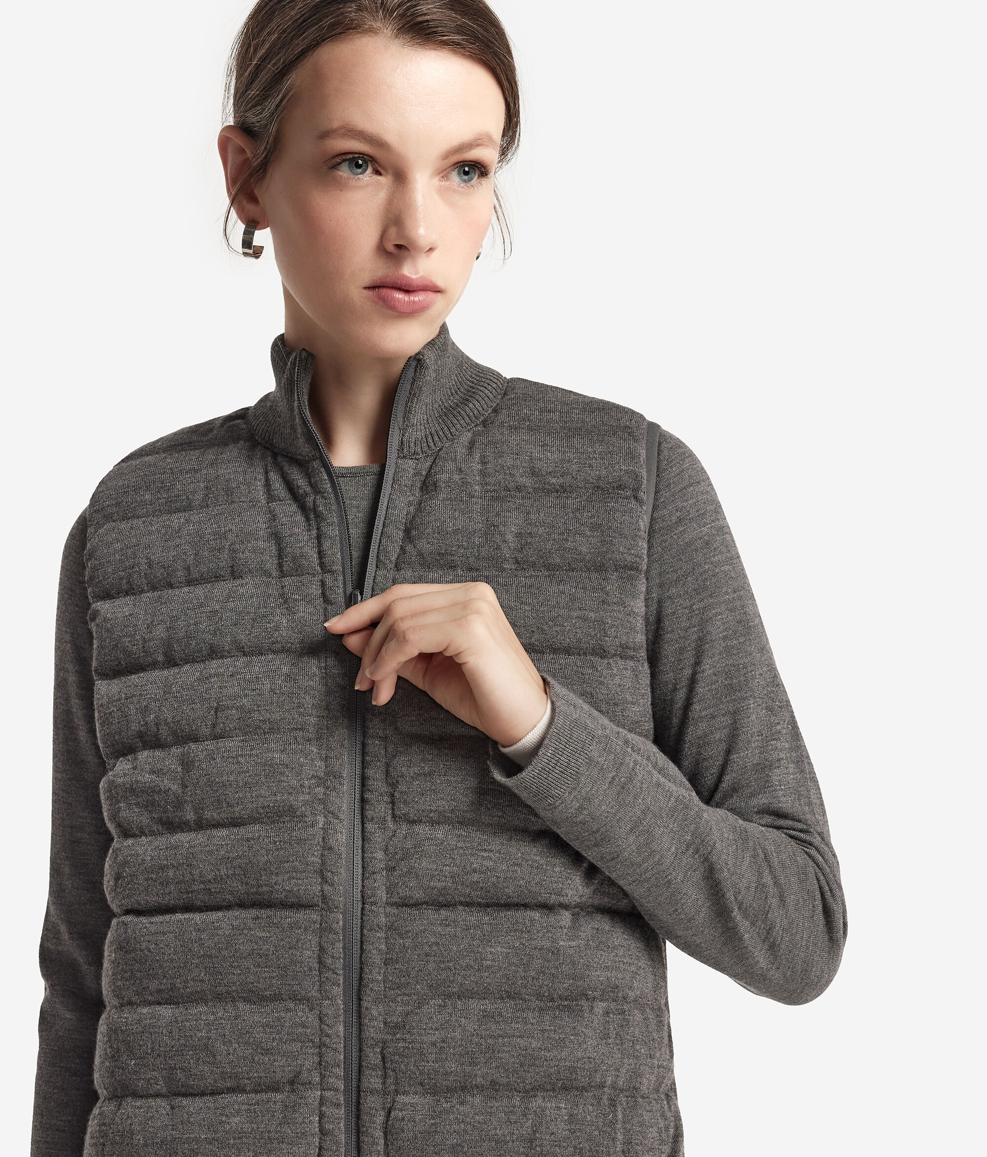 Reversible Cashmere Down Gilet