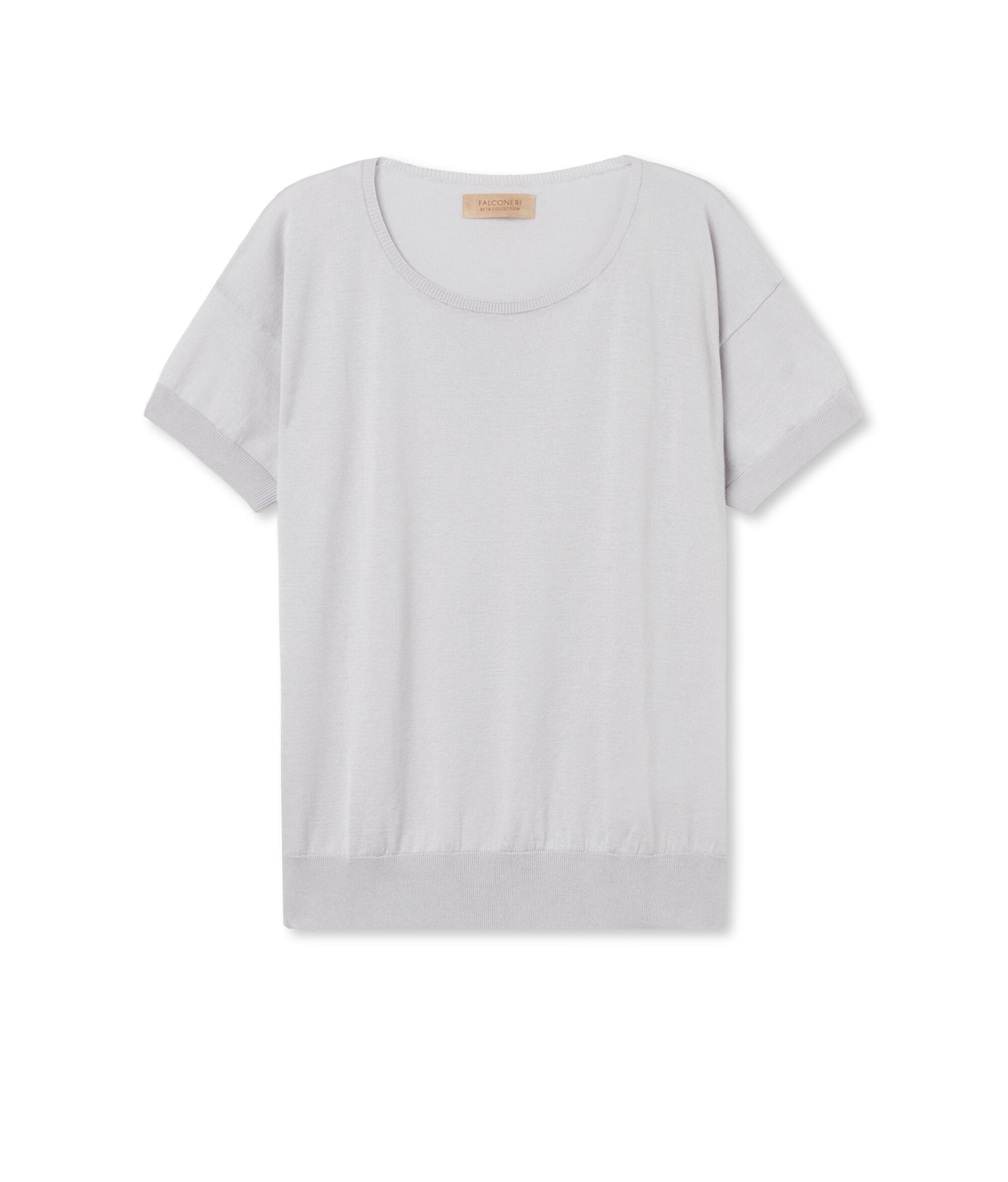 Silk and Cotton Round-Neck Jumper