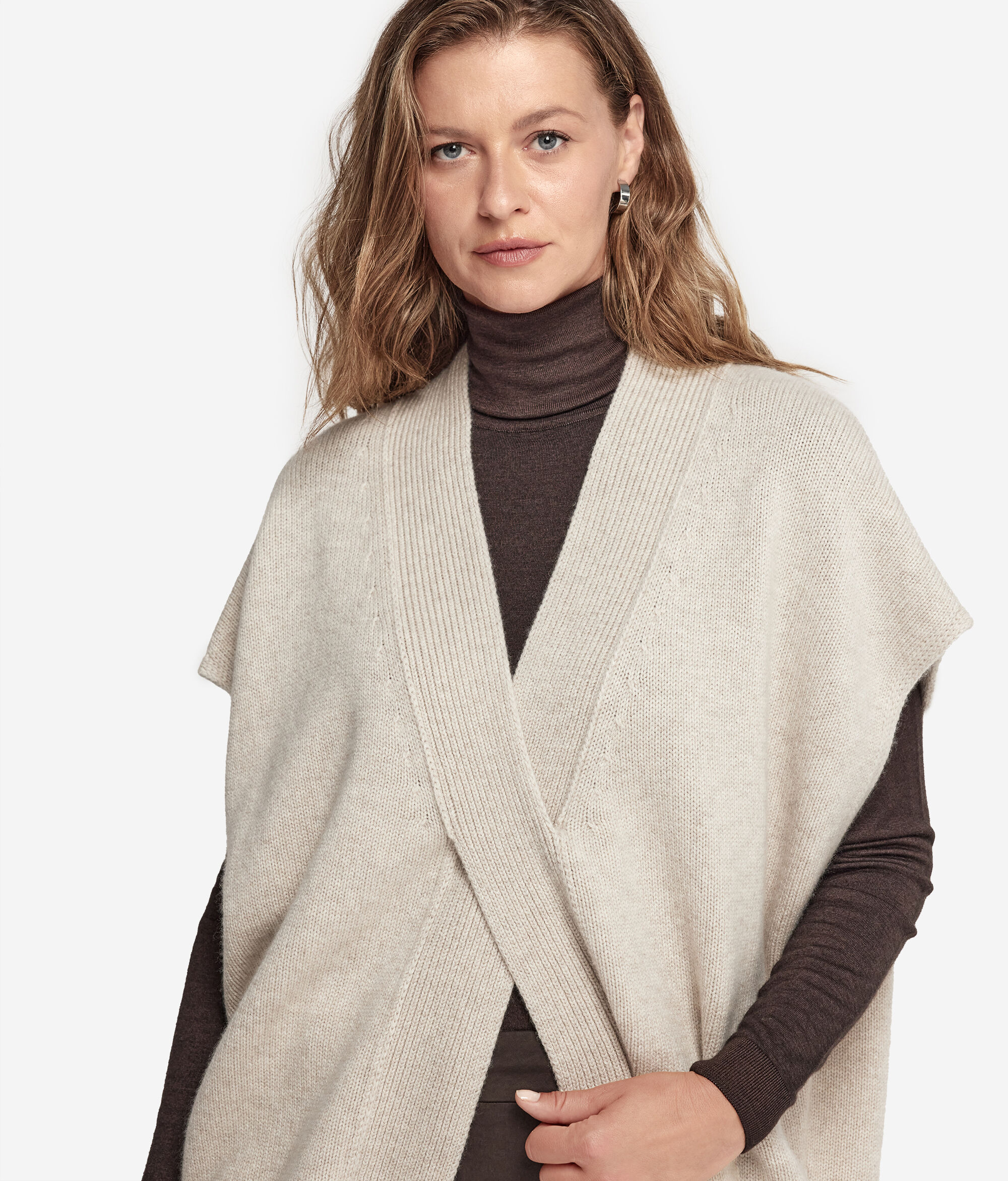Ultrasoft Cashmere Crossover Cape